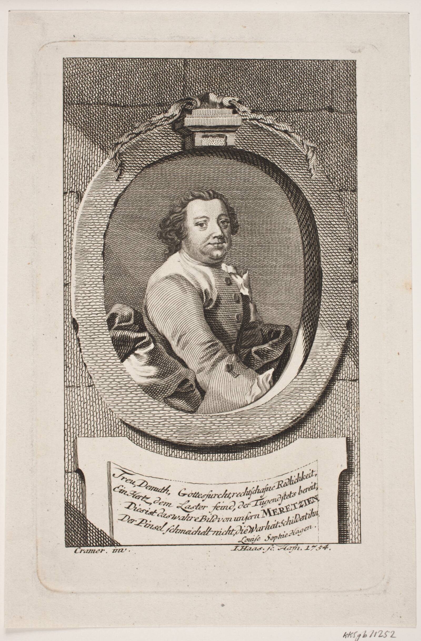 Johan Heinrich Meretzien, Jonas Haas, 1754