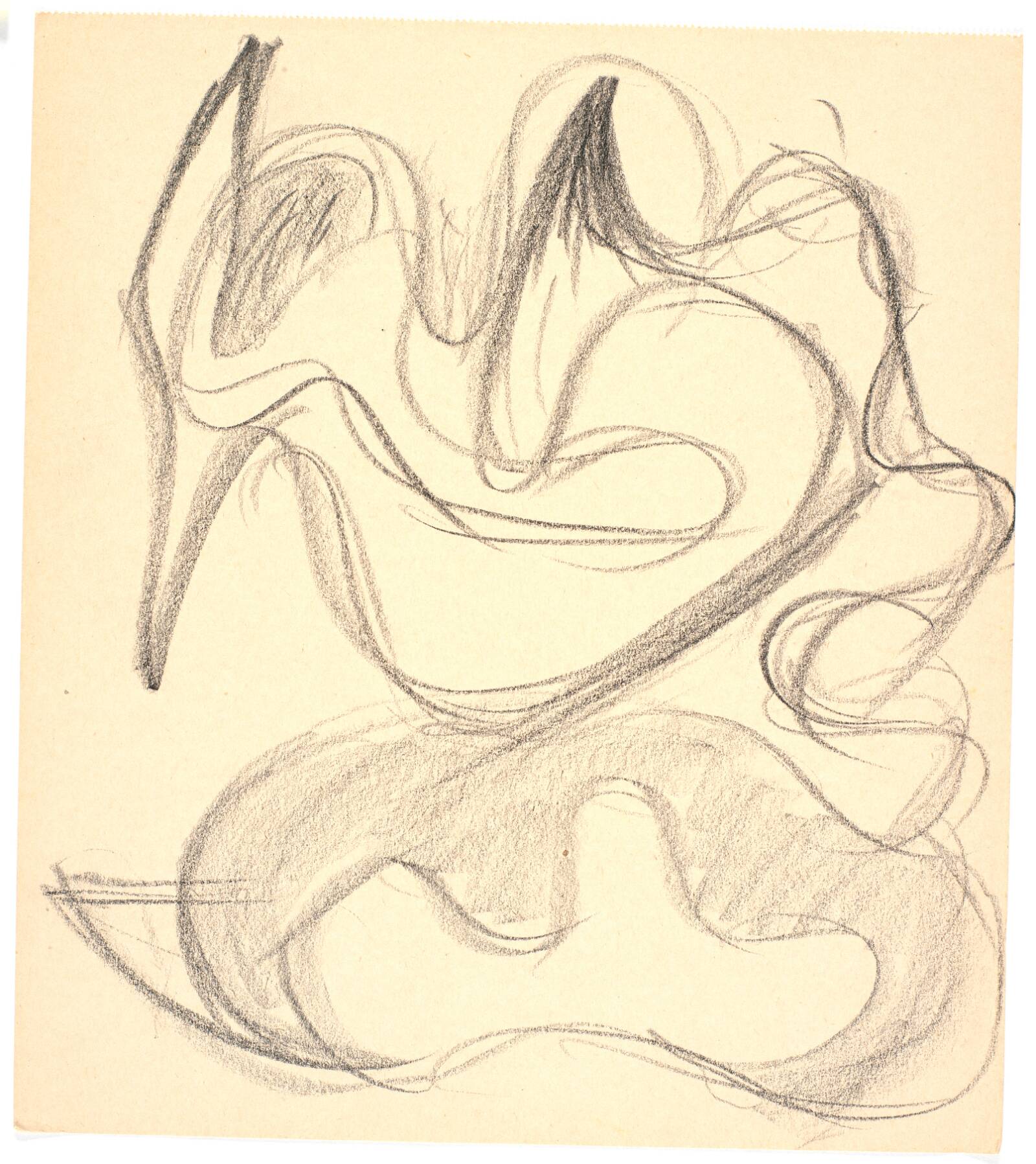 Biomorf figuration, Richard Mortensen, 1938-1940