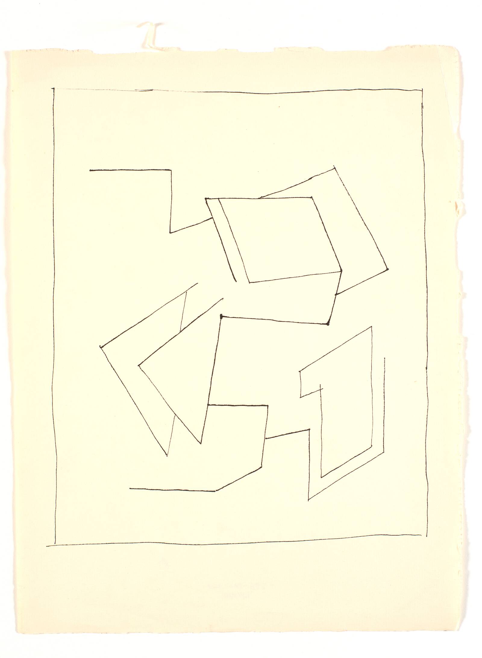 Geometrisk komposition, Richard Mortensen, 1949-1951