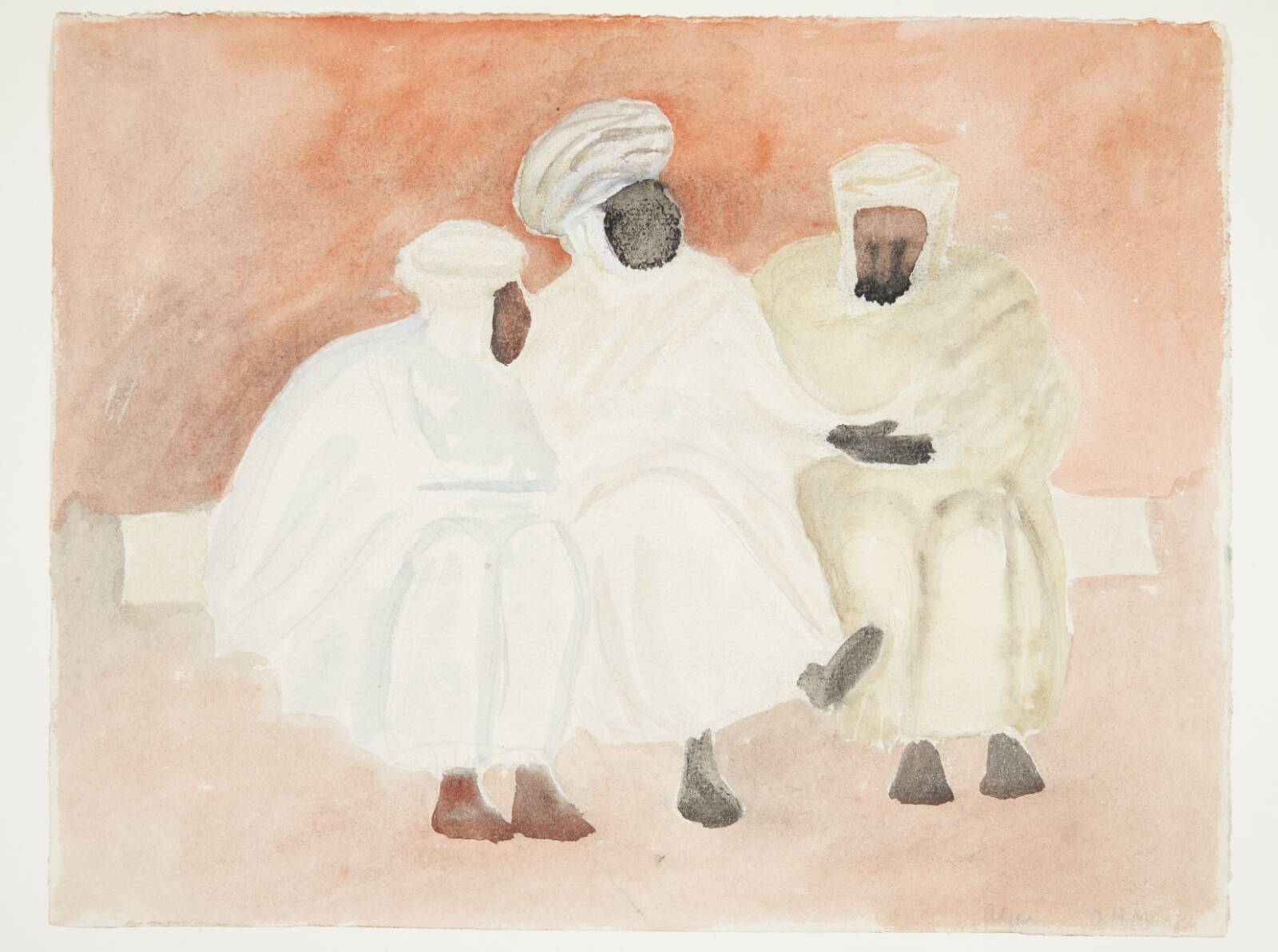 Rige arabere i Algier, Olivia Holm-Møller, 1948