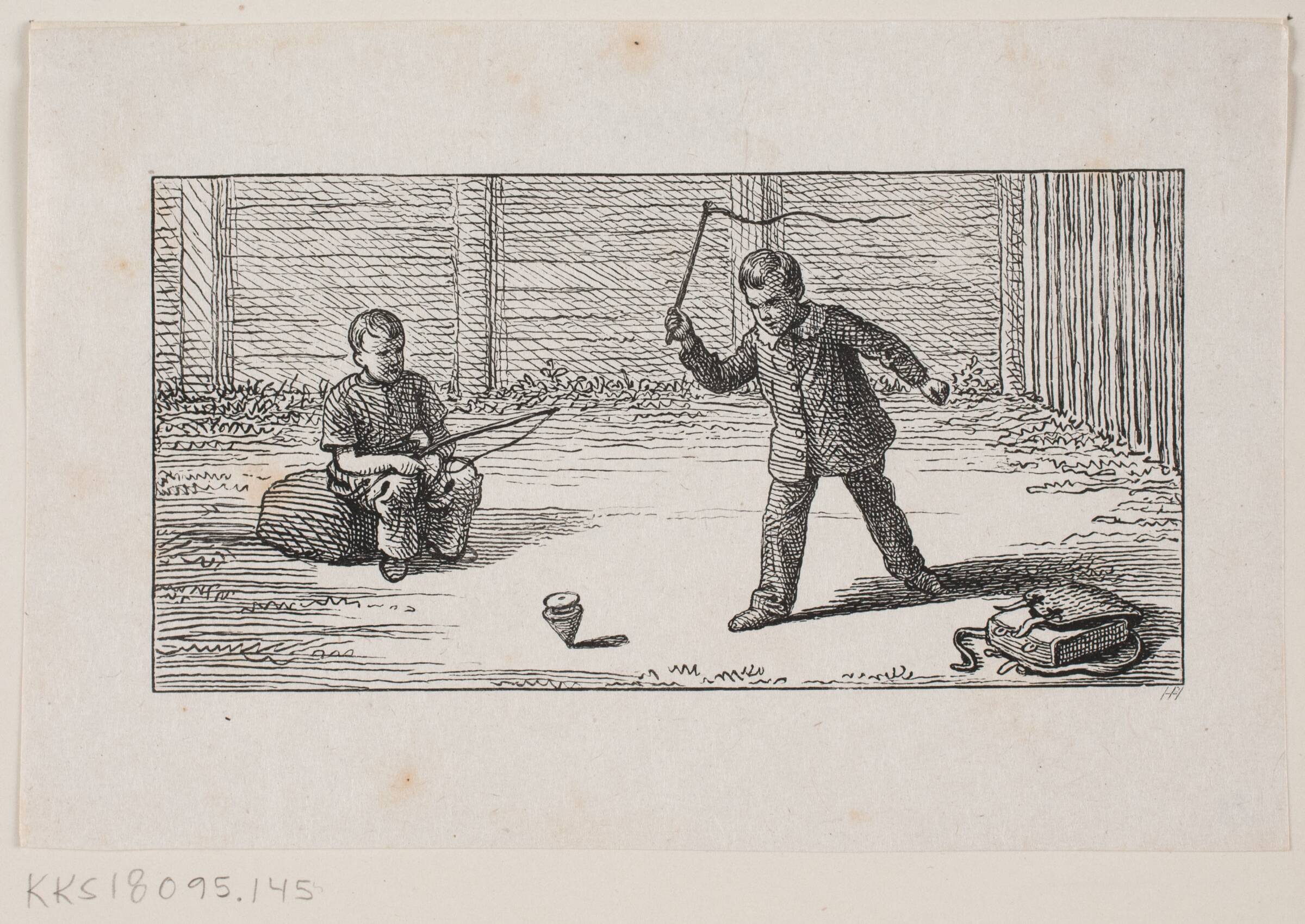 Prøvetryk til Chr. Winthers A.B.C., H.P. Hansen, 1863