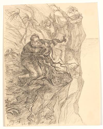 Illustration til Alfred Tennyson "Enoch Arden"