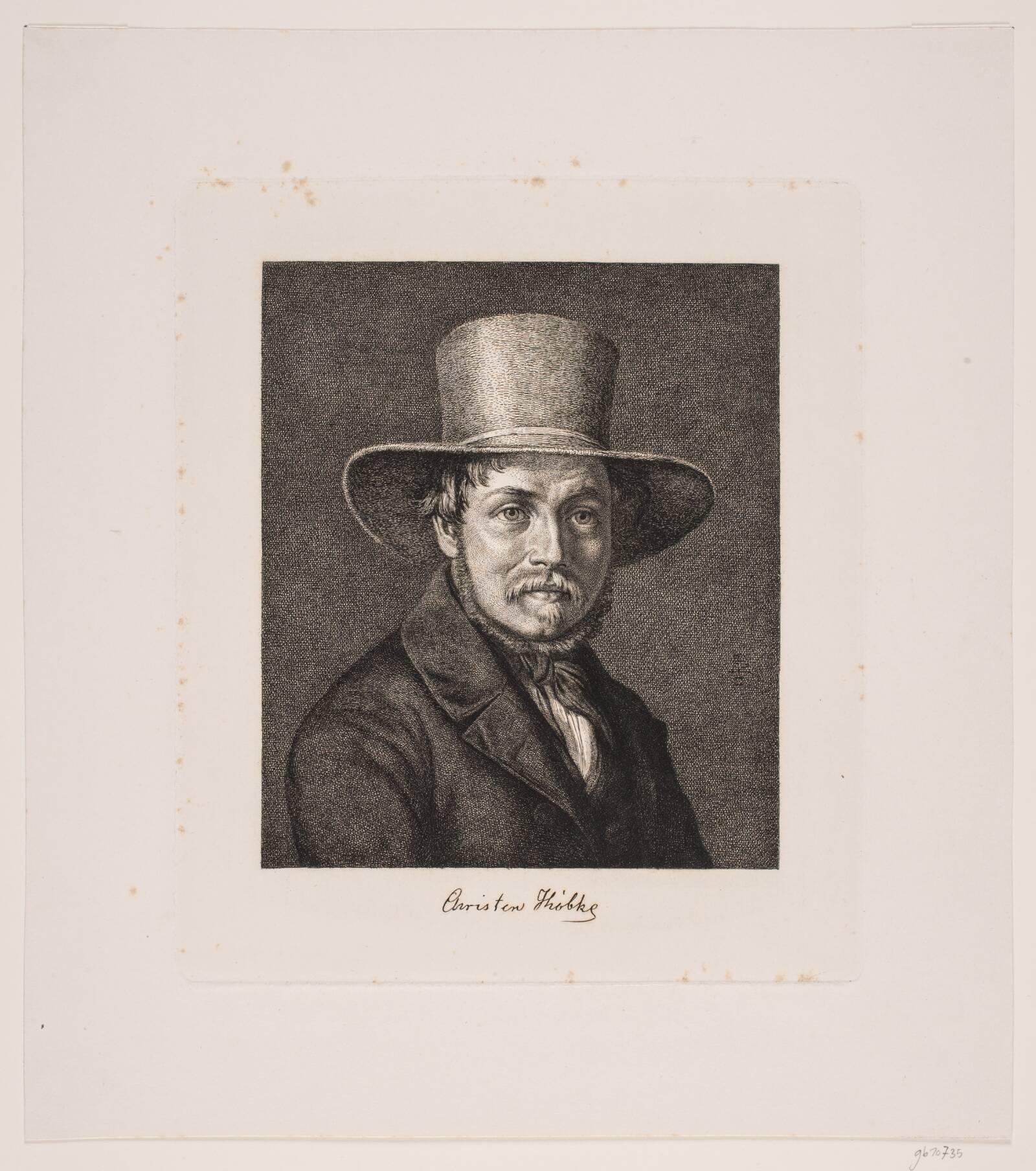 Christen Købke, Jørgen Roed, 1849