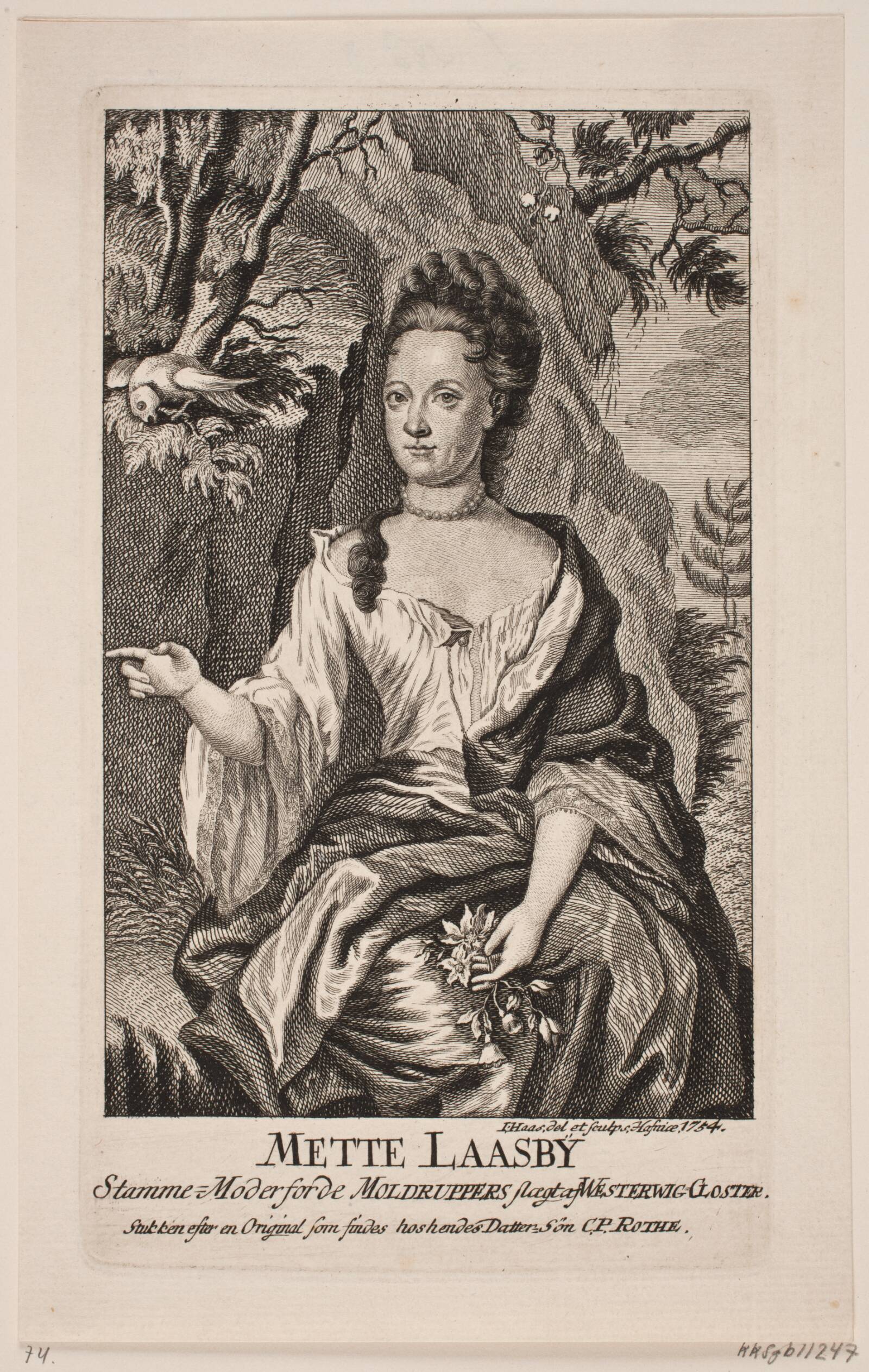 Mette Laasby, Jonas Haas, 1754