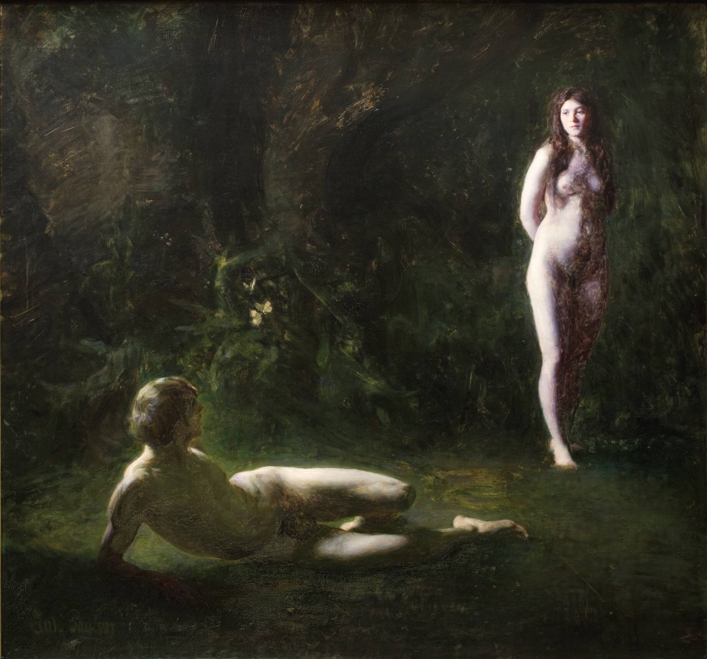 Adam og Eva, Julius Paulsen, 1887