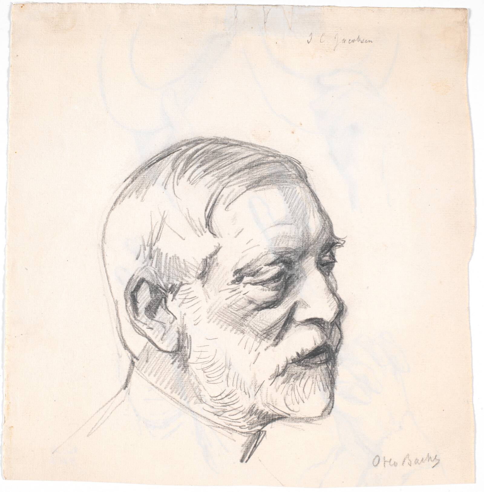 Brygger J.C. Jacobsens hoved, Otto Bache, 1854-1927