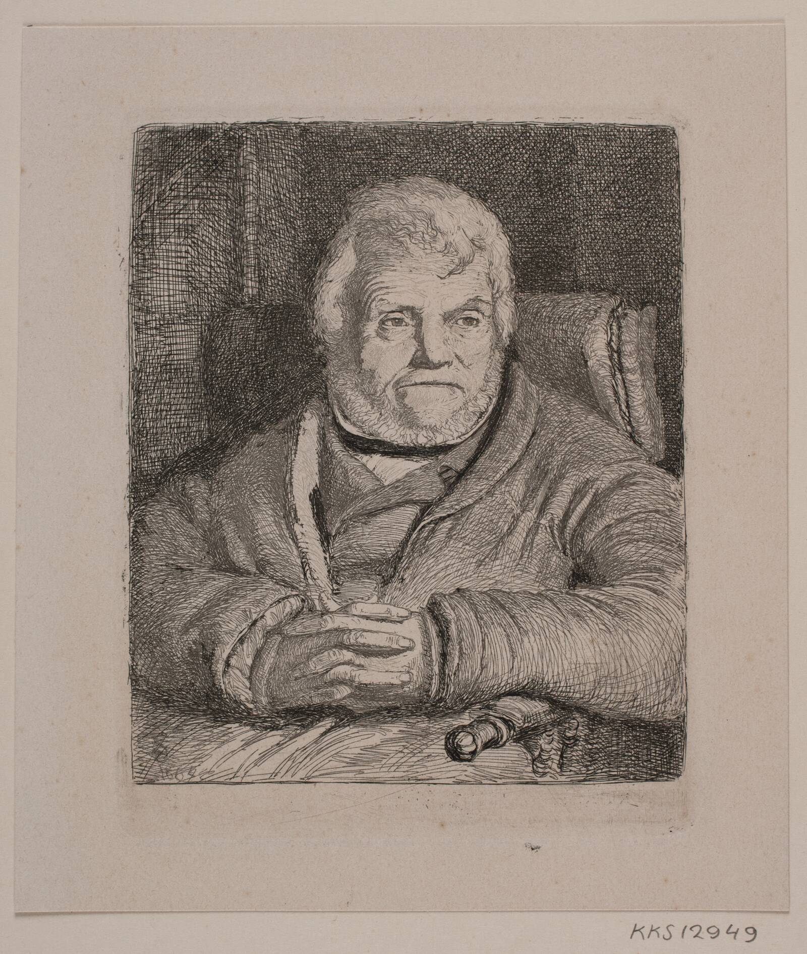 Malermester Werliin, L.A. Schou, 1864