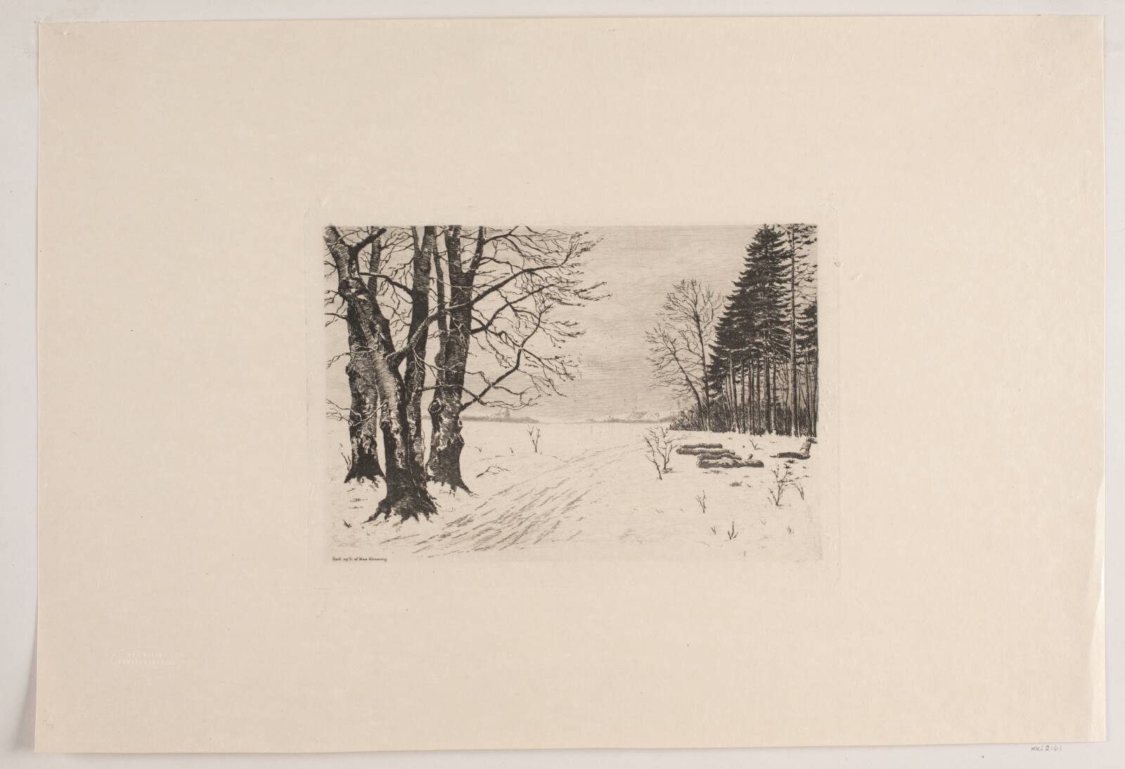 Vinter, Max Kleinsorg, 1895