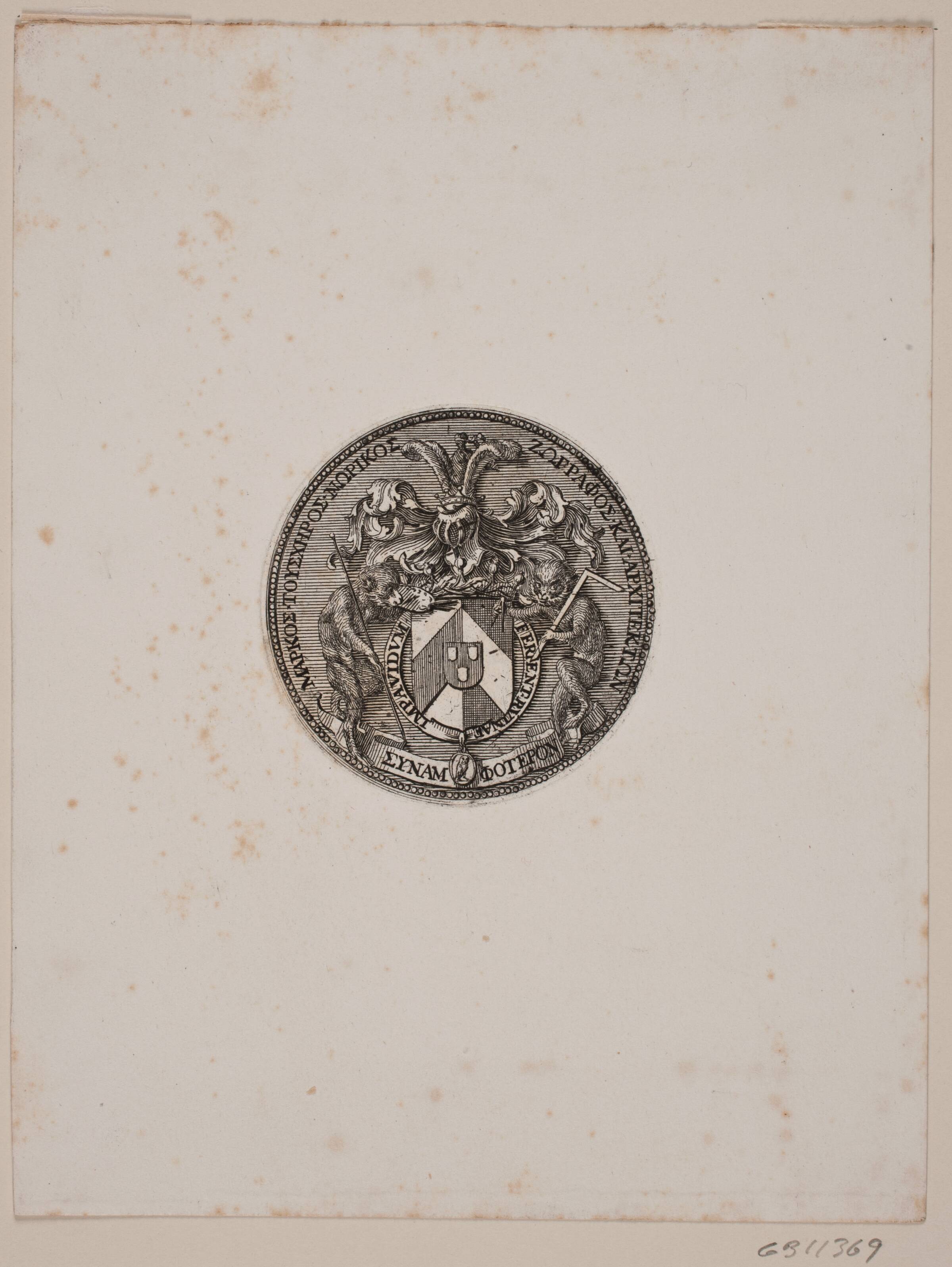 Tuschers våben, Marcus Tuscher, 1725-1749