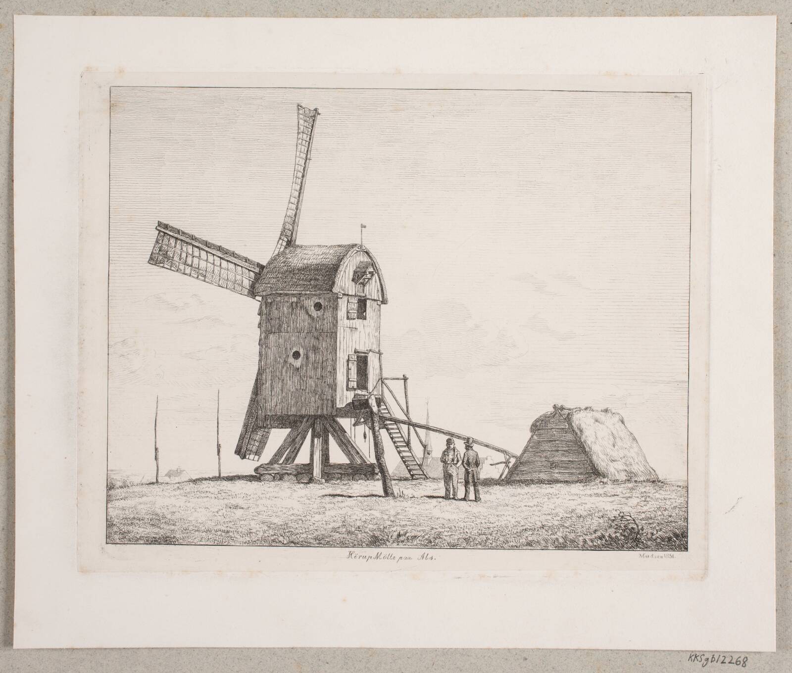 Hørup mølle på Als, Madsen, A.P., 1851