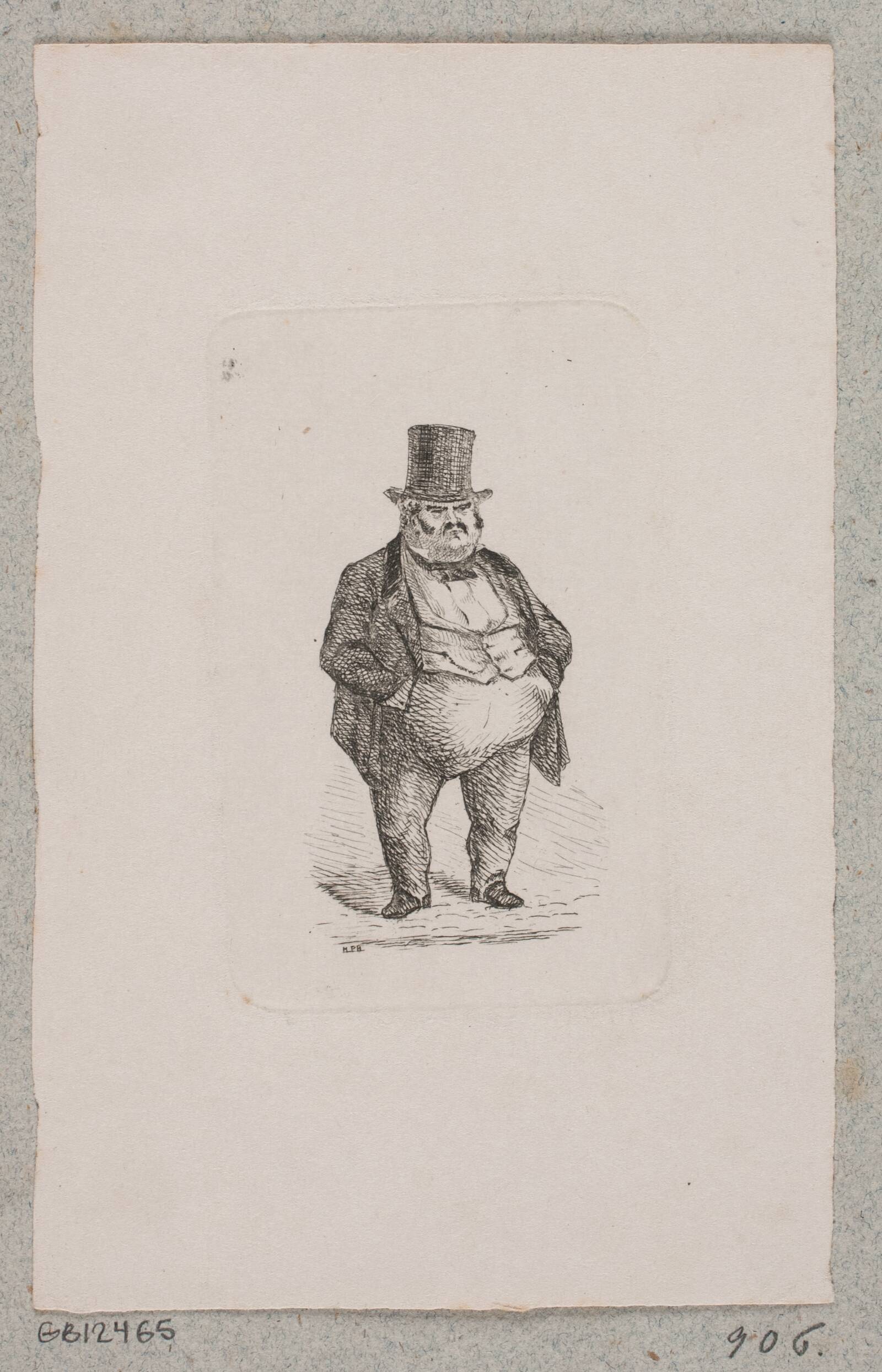 Major, Baron Pechlin, H.P. Hansen, 1829-1899