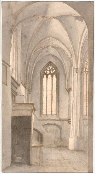 Det indre af S. Cunerakirken i Rhenen (prov. Utrecht)