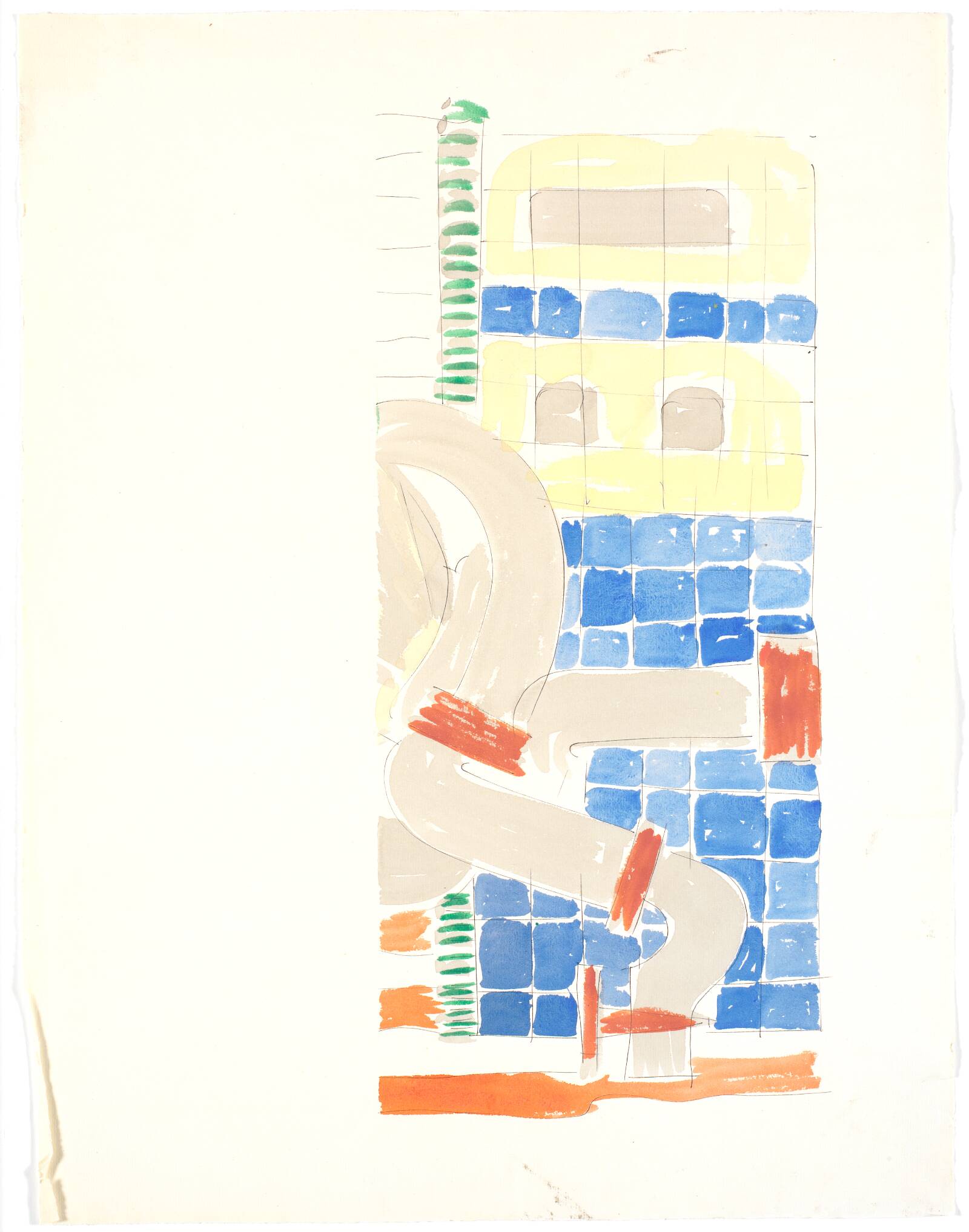 Mor-barn figur, nedre del, Richard Mortensen, 1943-1946