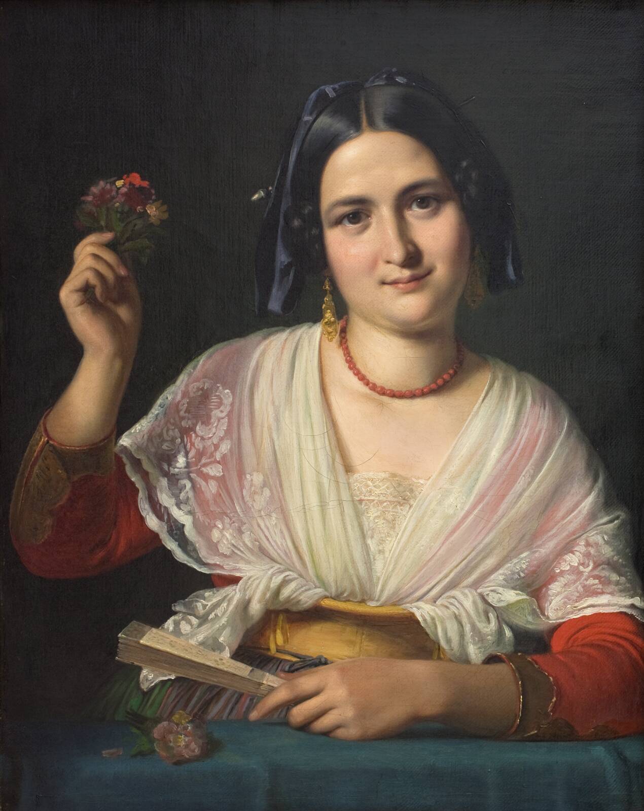 A Roman Woman in Fancy Dress, by Wilhelm Marstrand, 1847
