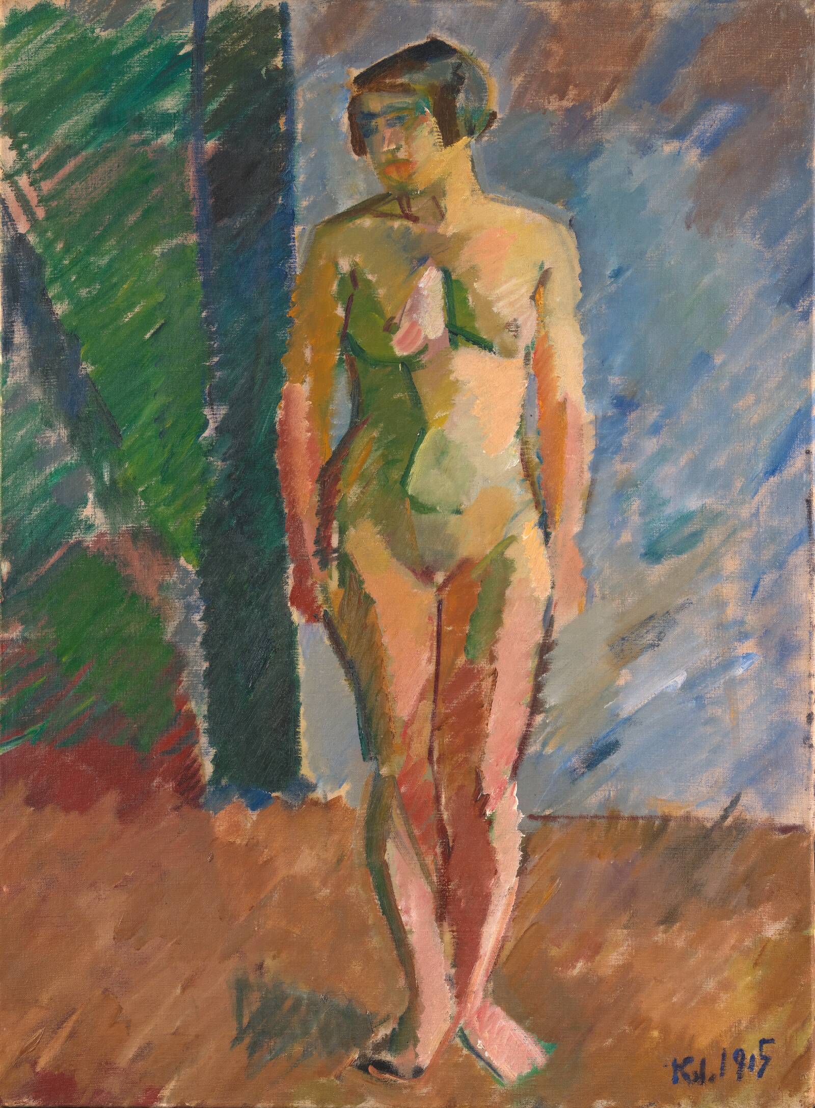 Stående model, Isakson, Karl, 1915