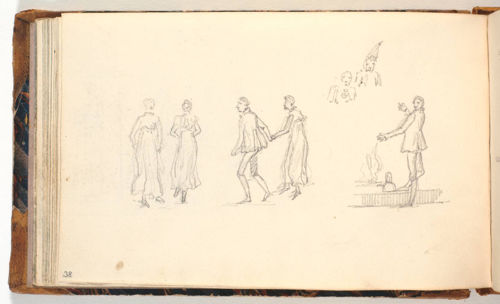 Figurstudier, Martinus Rørbye, 1832