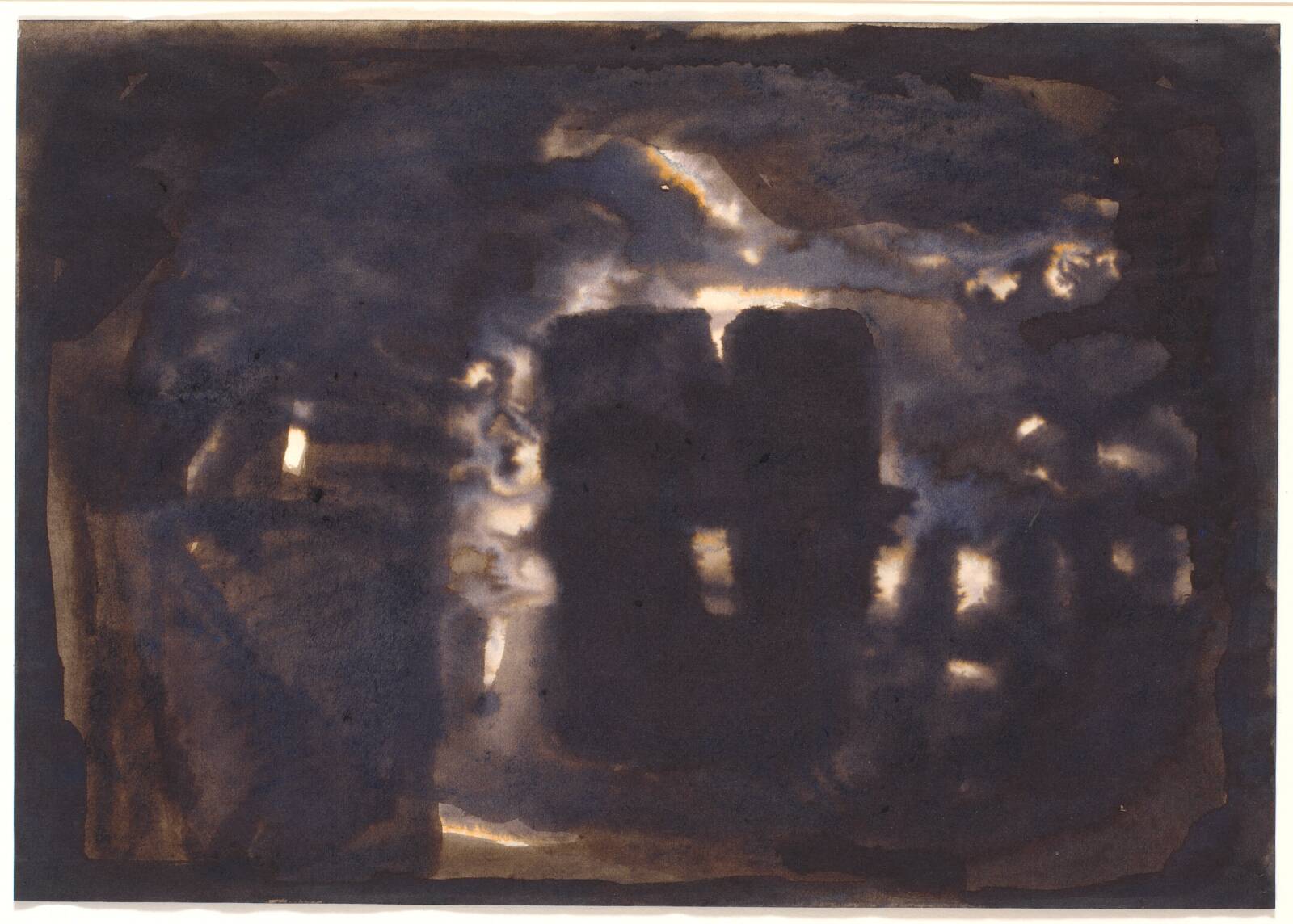 Penseltegning, Dorte Dahlin, 1984