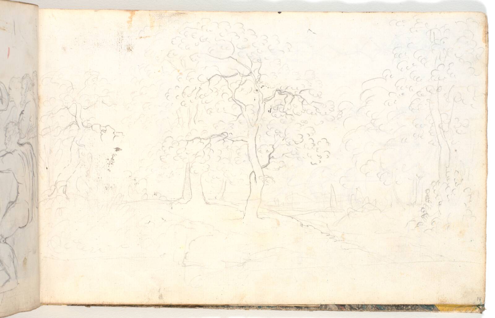 Landskab. Studie efter naturen?, C.W. Eckersberg, 1804