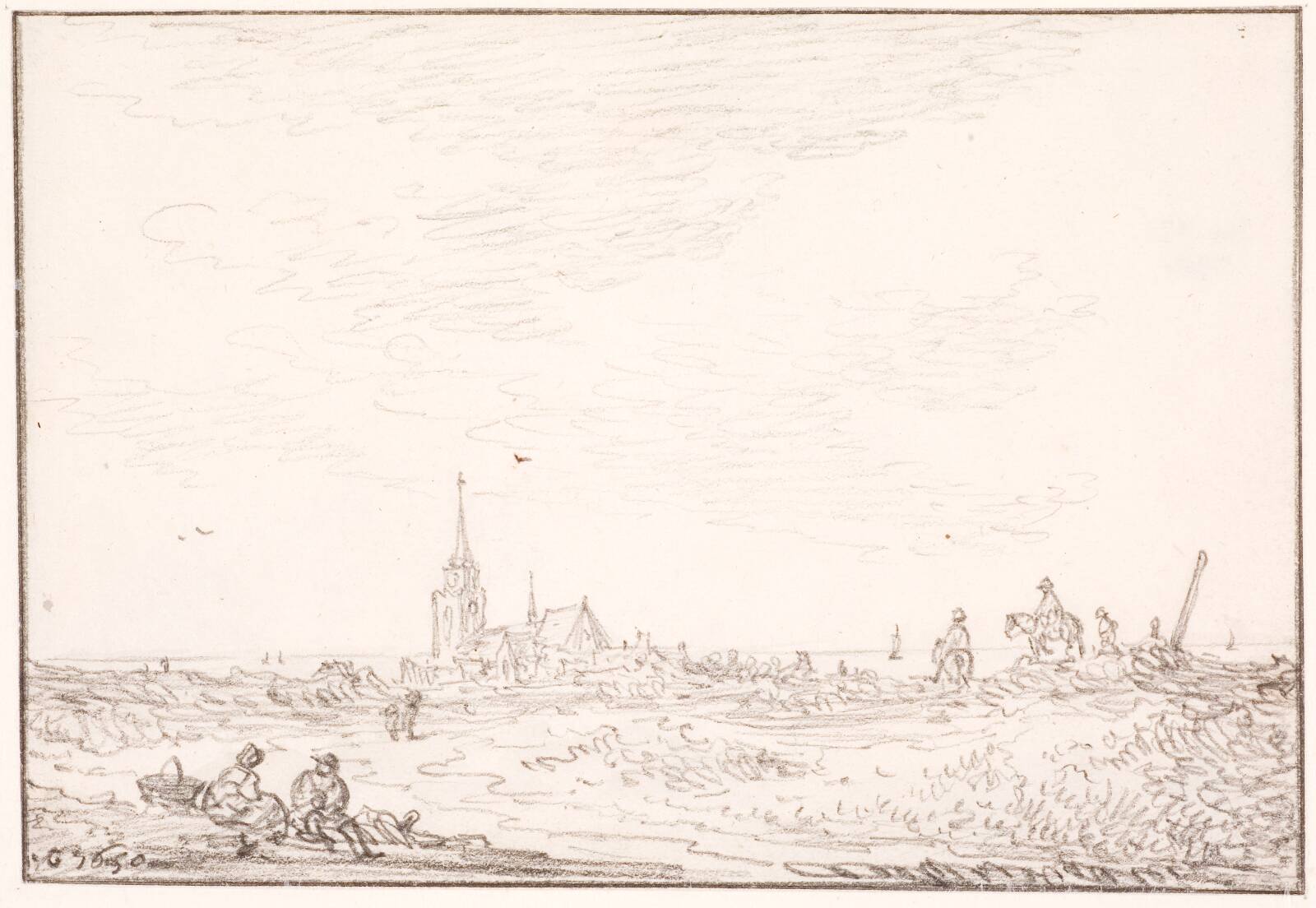 Stranden ved Scheveningen, by Jan Josefsz van Goyen, 1650