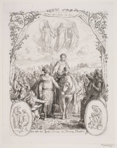 Illustration nr. 6 til "Visen om Dronning Dagmars ankomst til Danmark"