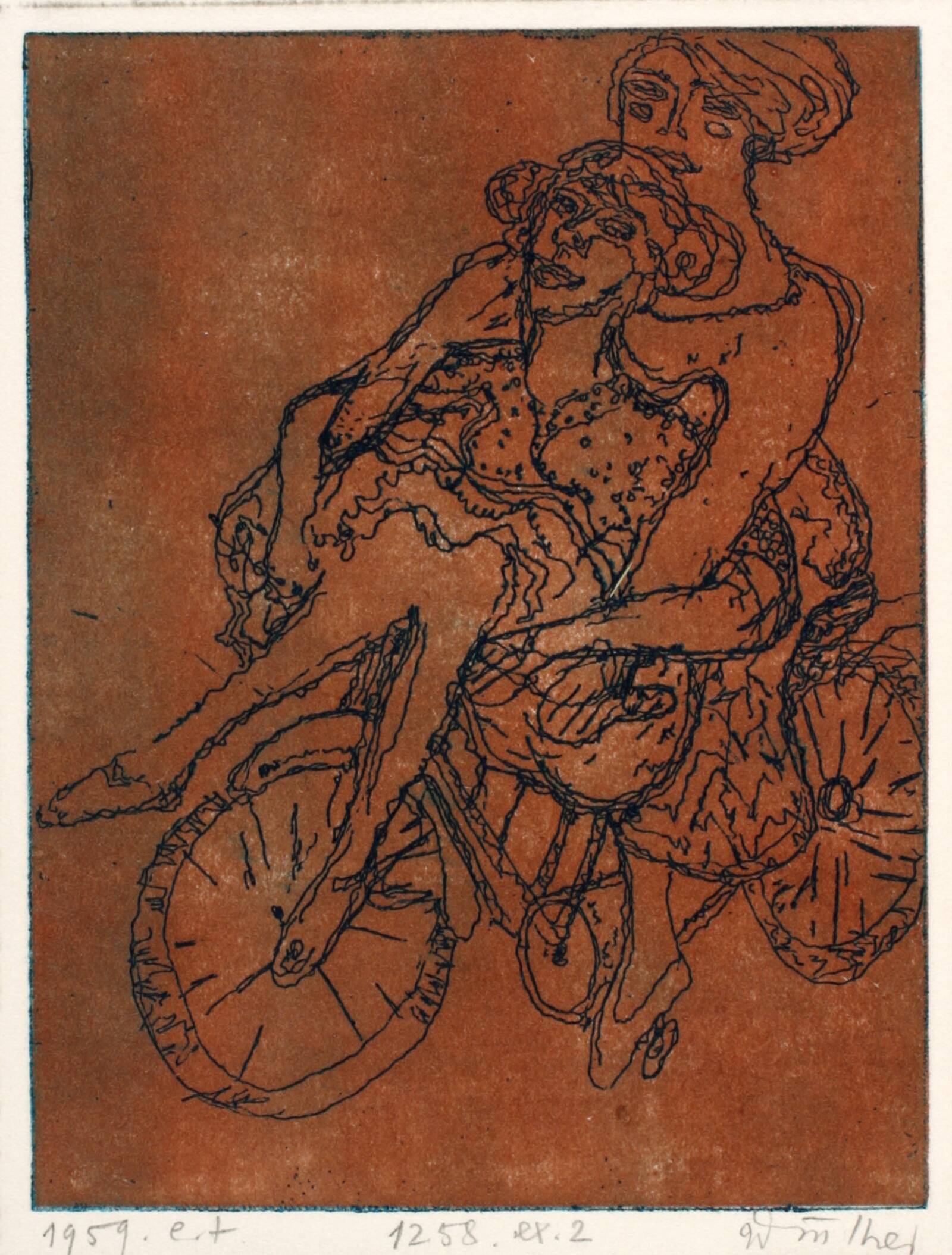 Pigen på styret, Richard Winther, 1959