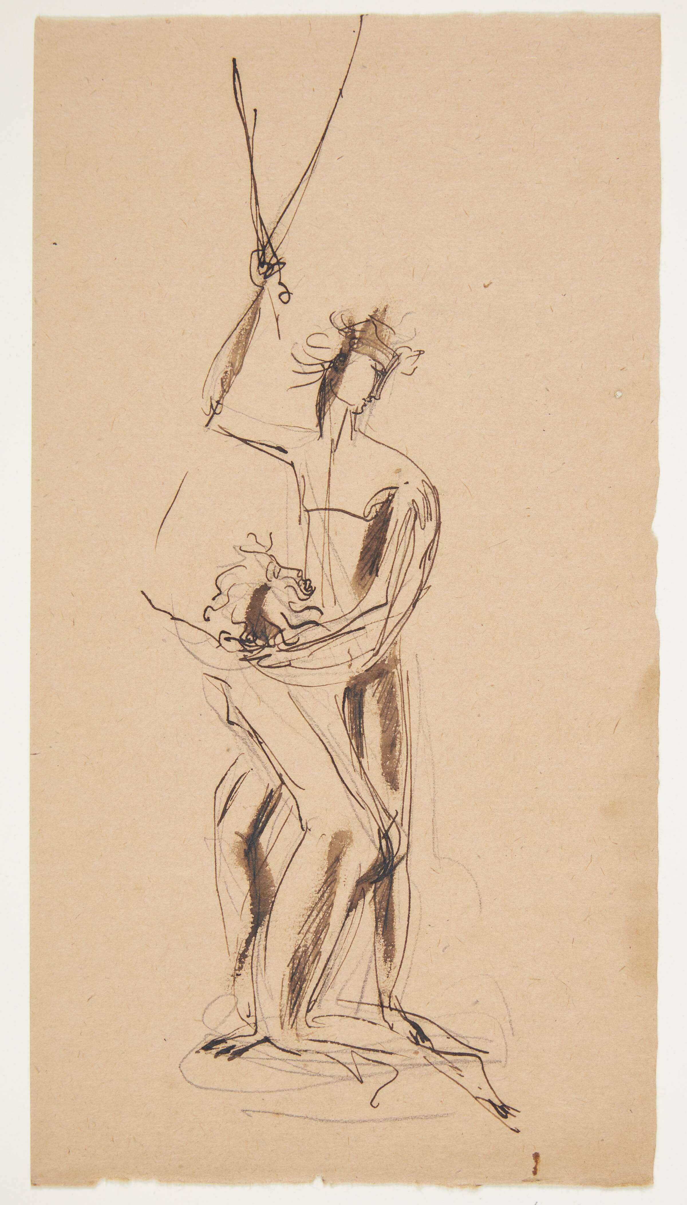 Udkast til statuettegruppe, Traustedt, Gudrun, 1915-1924