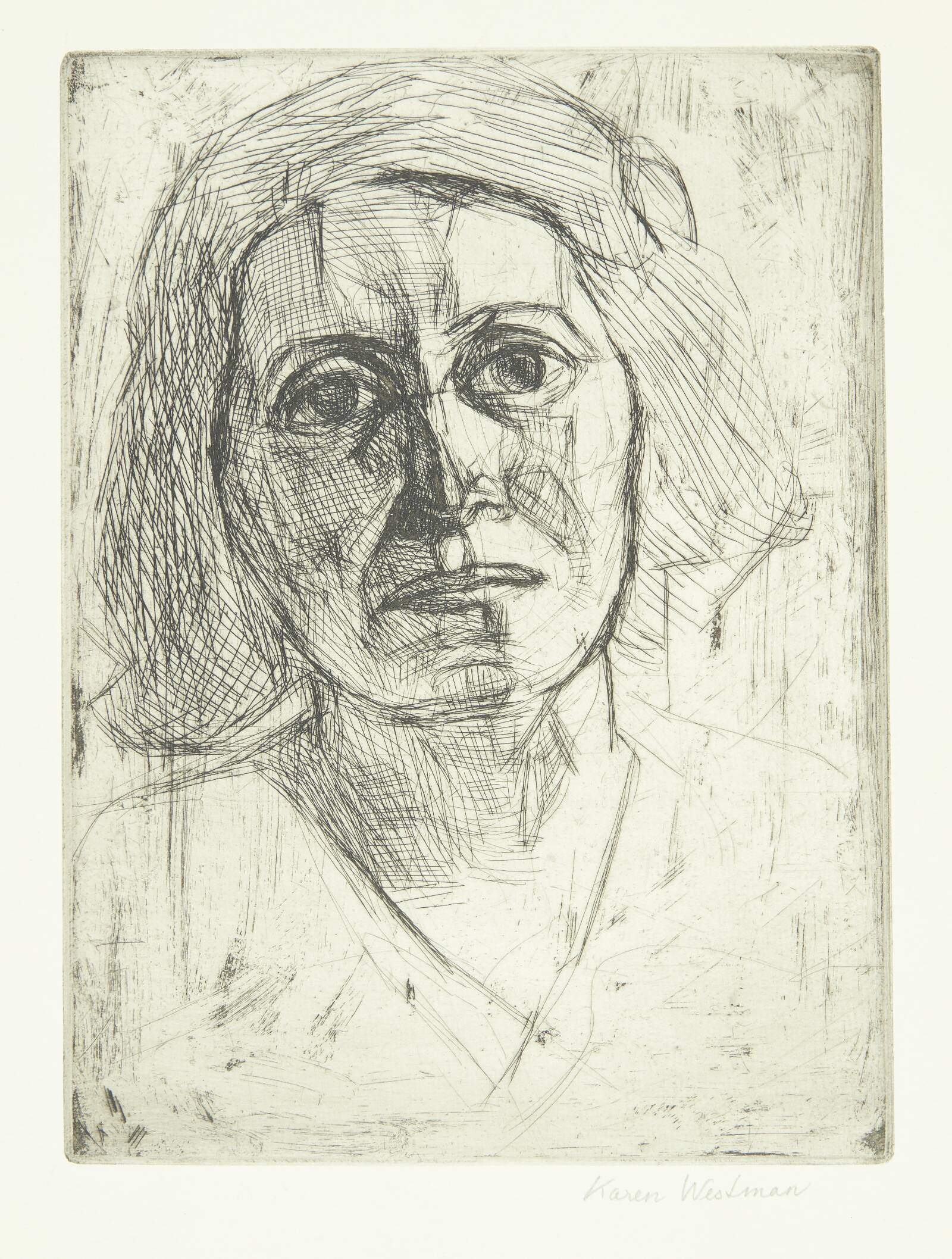 Kvindeportræt, Karen Westman, 1949