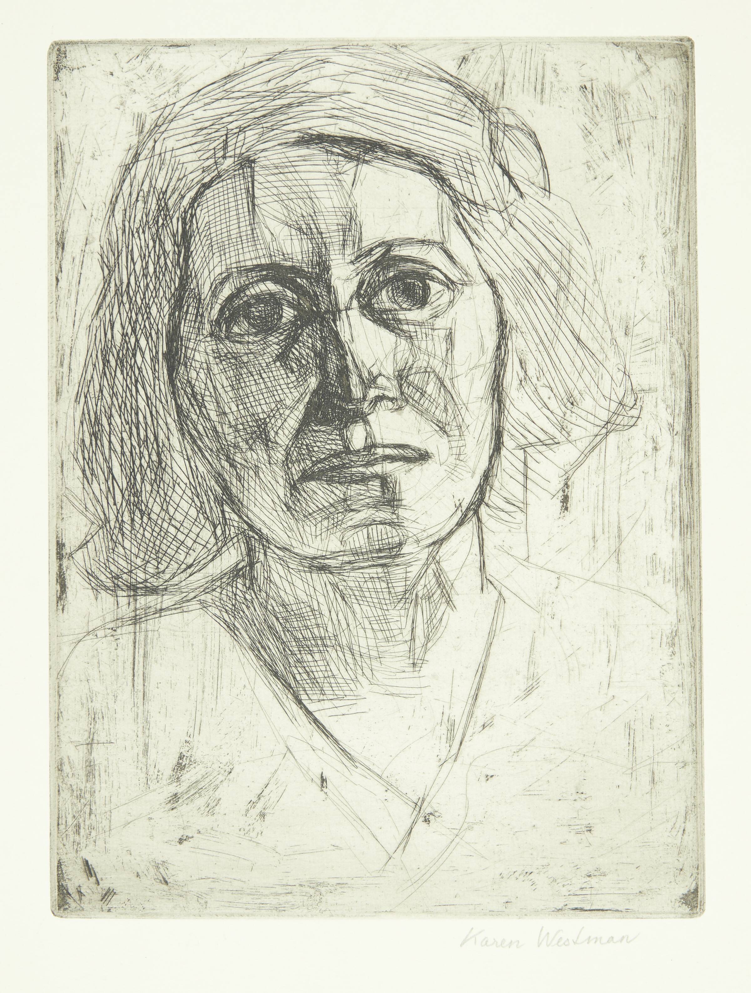 Kvindeportræt, Karen Westman, 1949