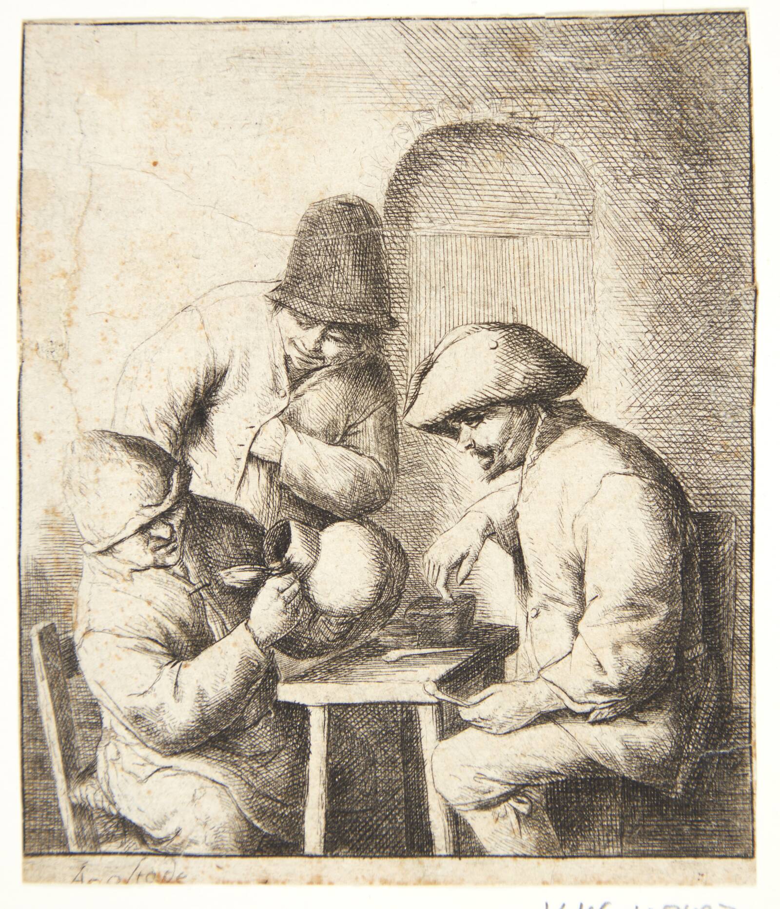 Den tomme kande, Adriaen van Ostade, 1648