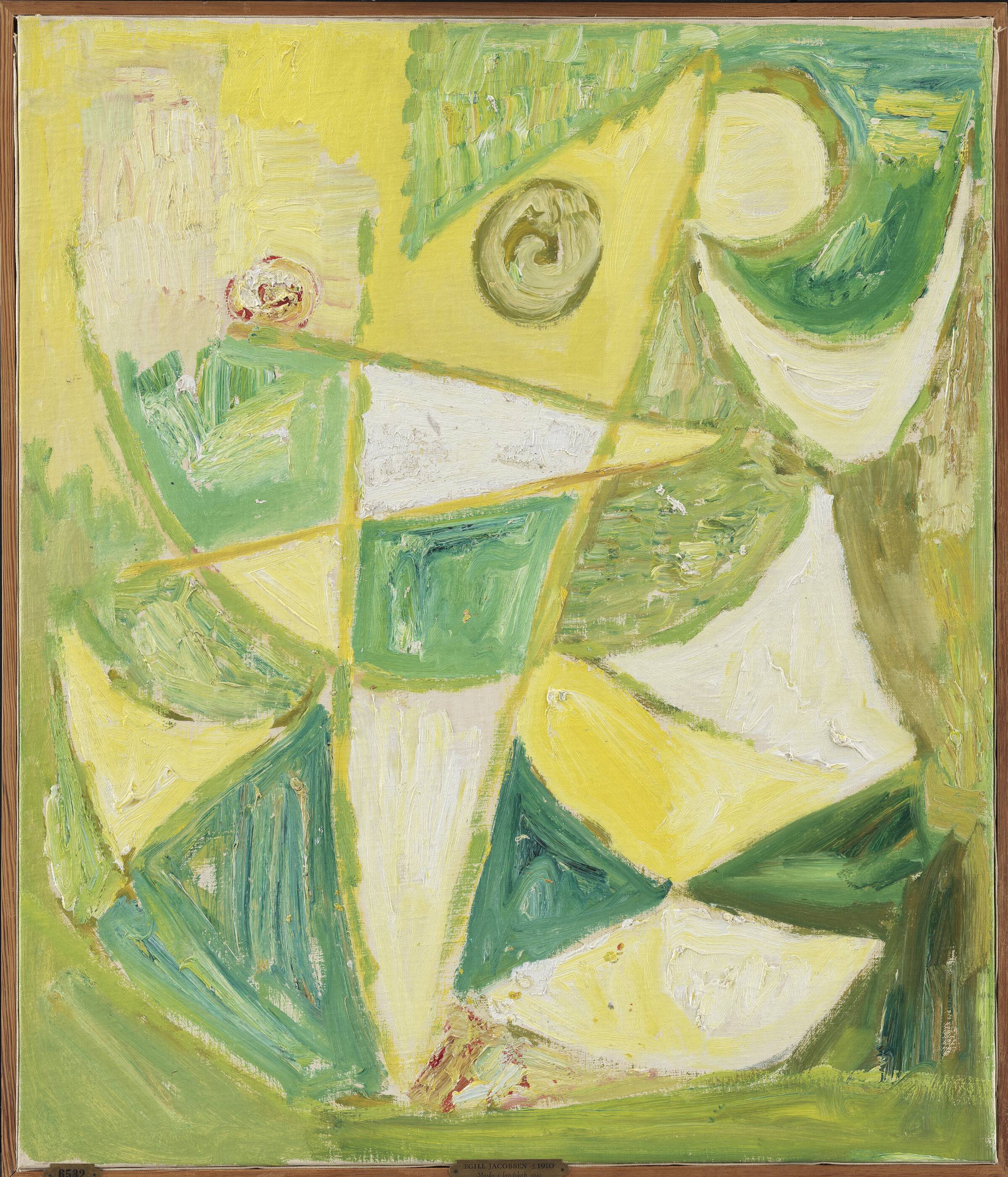 Maske i landskab, Egill Jacobsen, 1941-1945