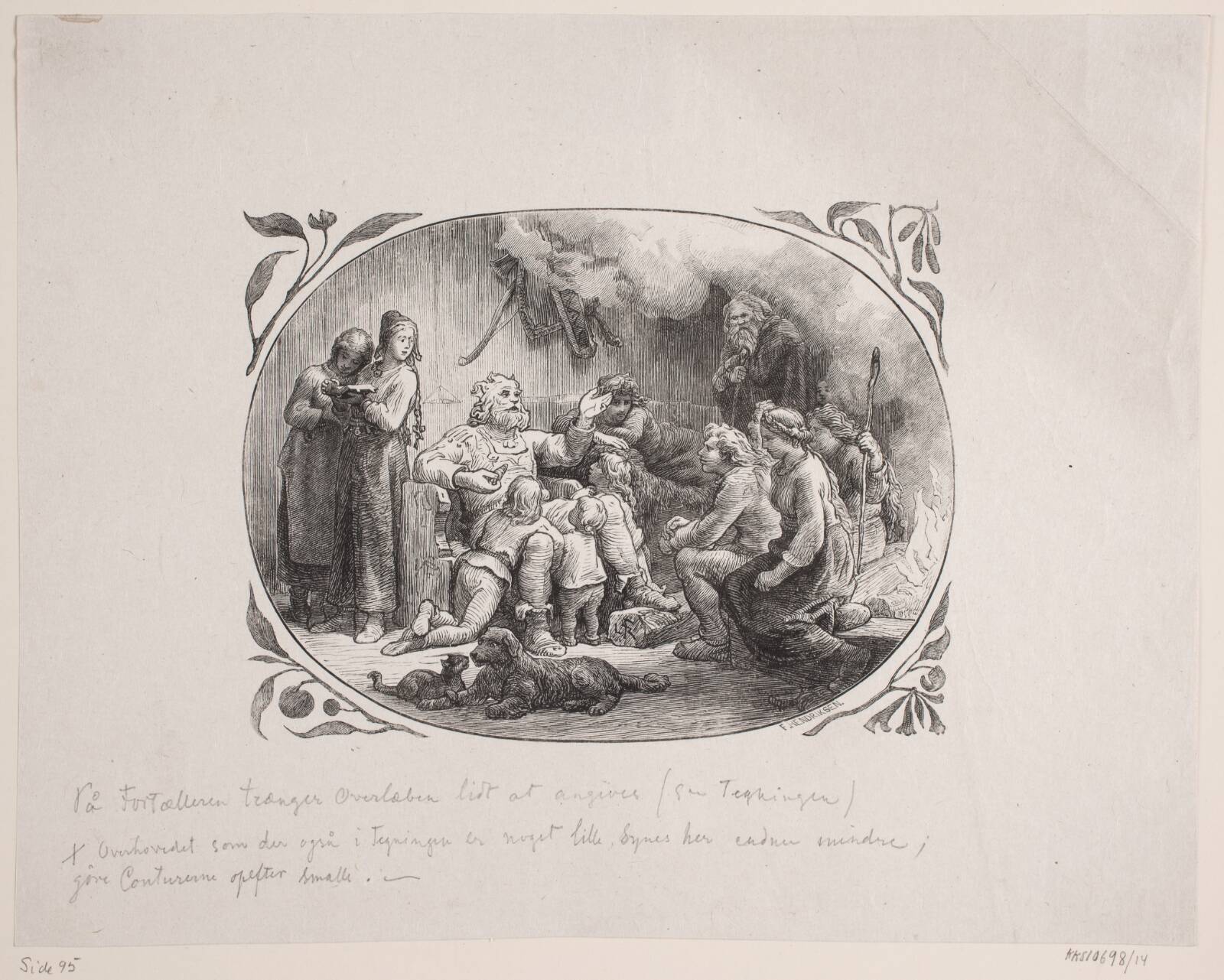 Følget drager hjem, Ubekendt, 1878
