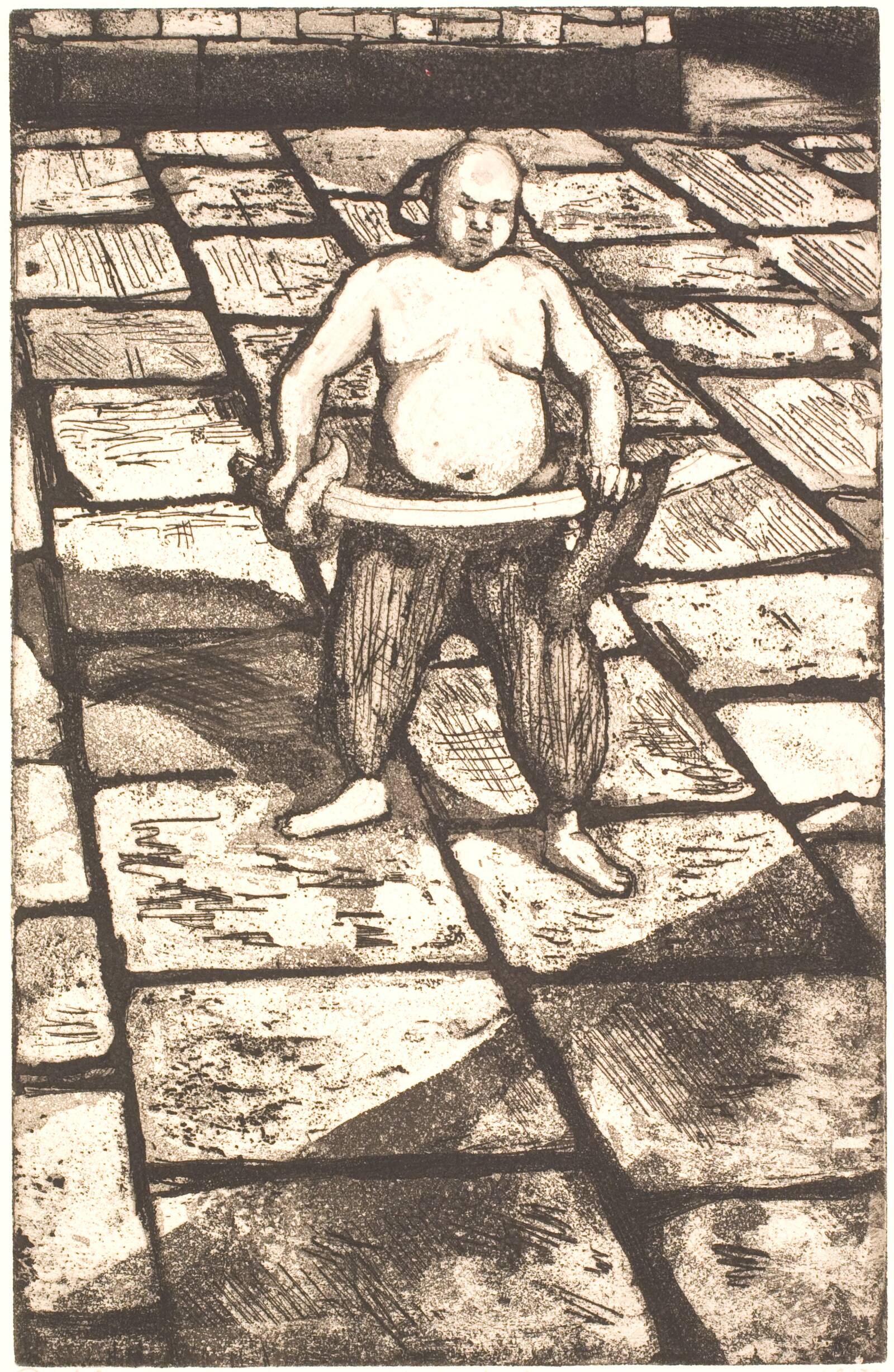 Bødlen, der renser sit sværd, Povl Christensen, 1953