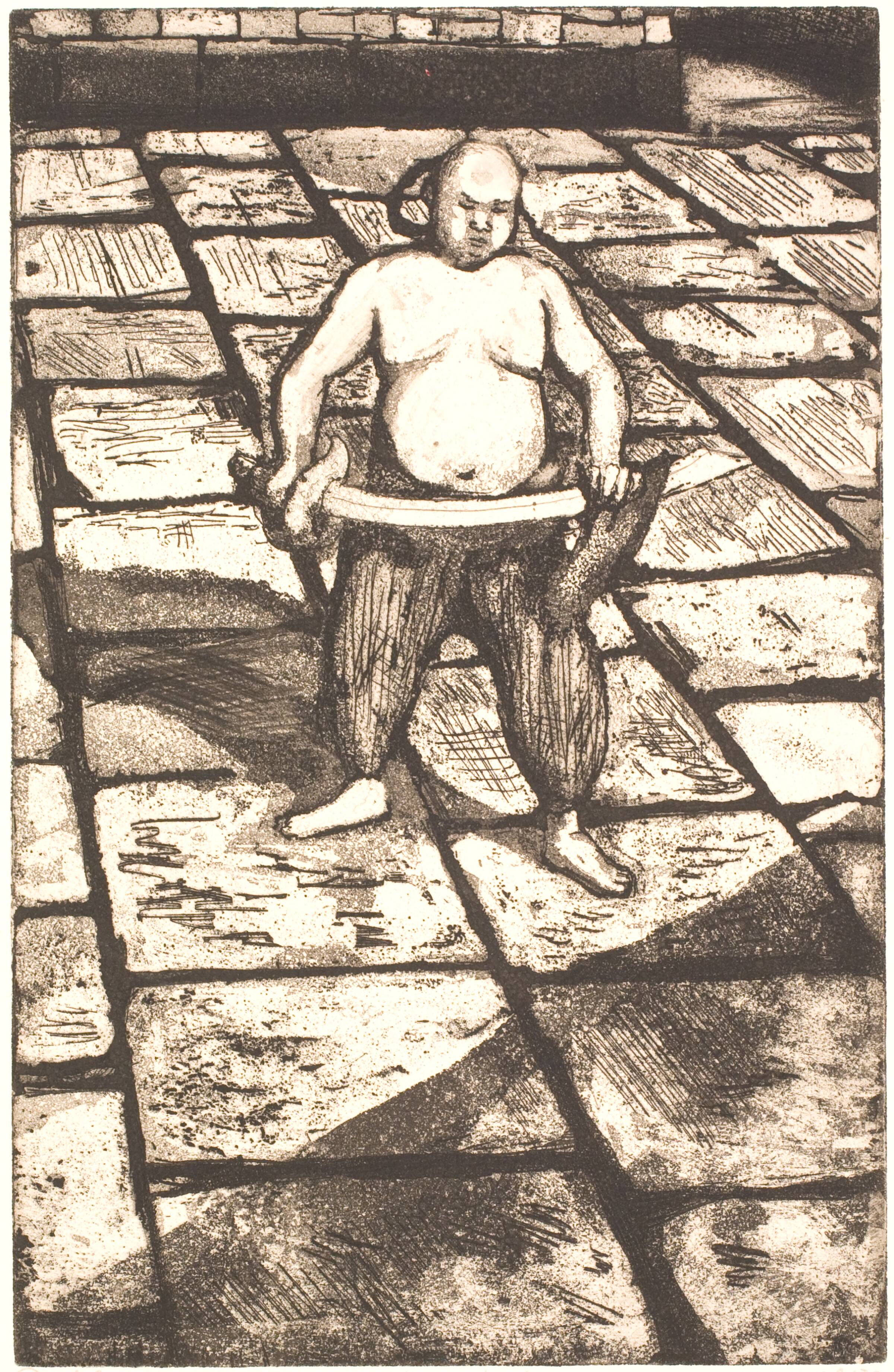 Bødlen, der renser sit sværd, Povl Christensen, 1953