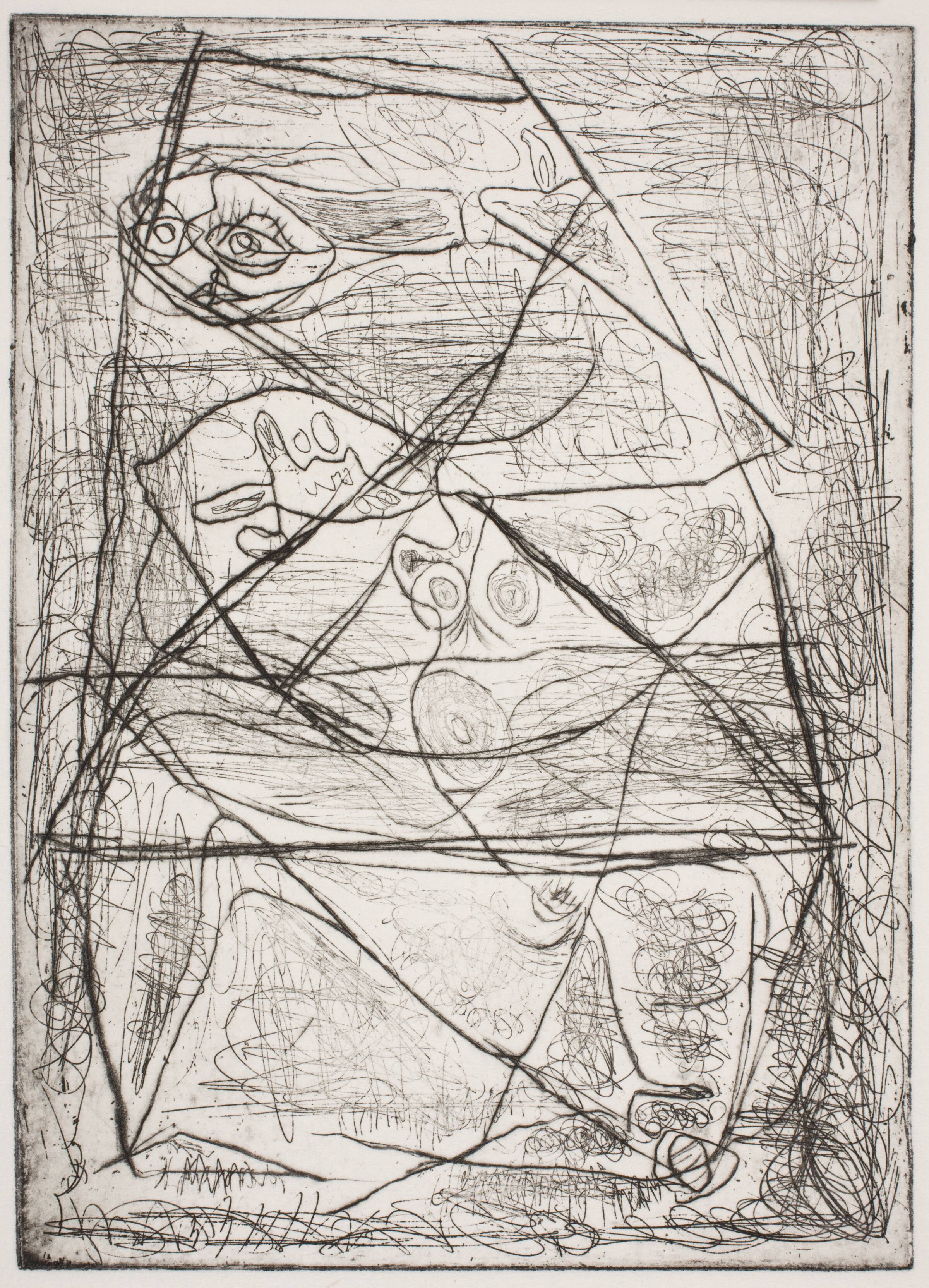 La rivière amoureuse, Asger Jorn, 1942