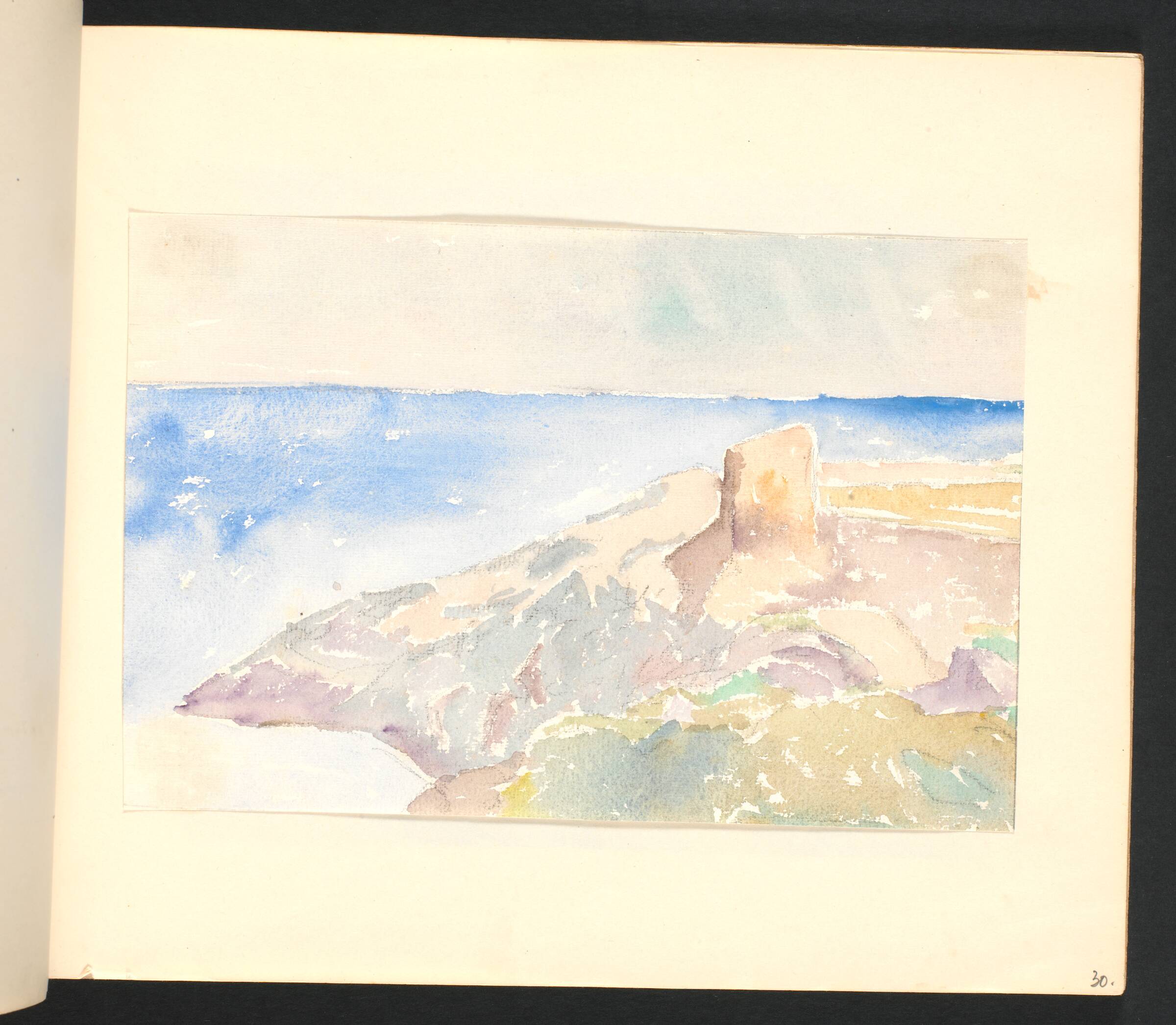 Klipper ved havet, Johannes Frederiksen, 1944