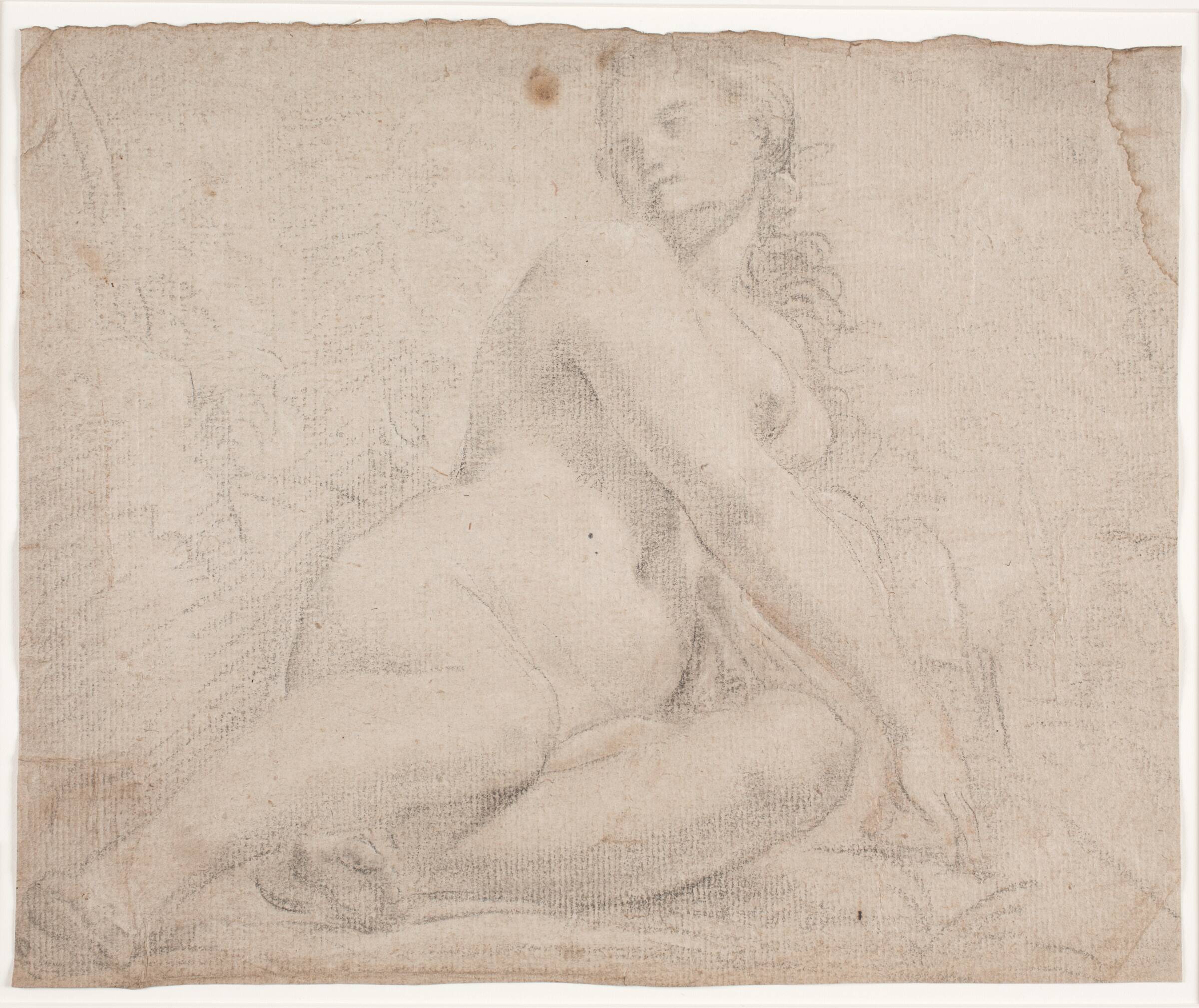 Kvindelig modelstudie, Hendrik Krock, 1671-1738