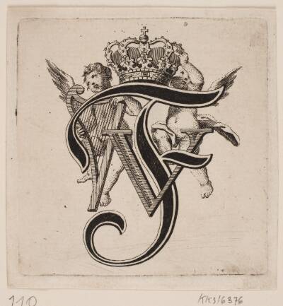 Frederik V's monogram