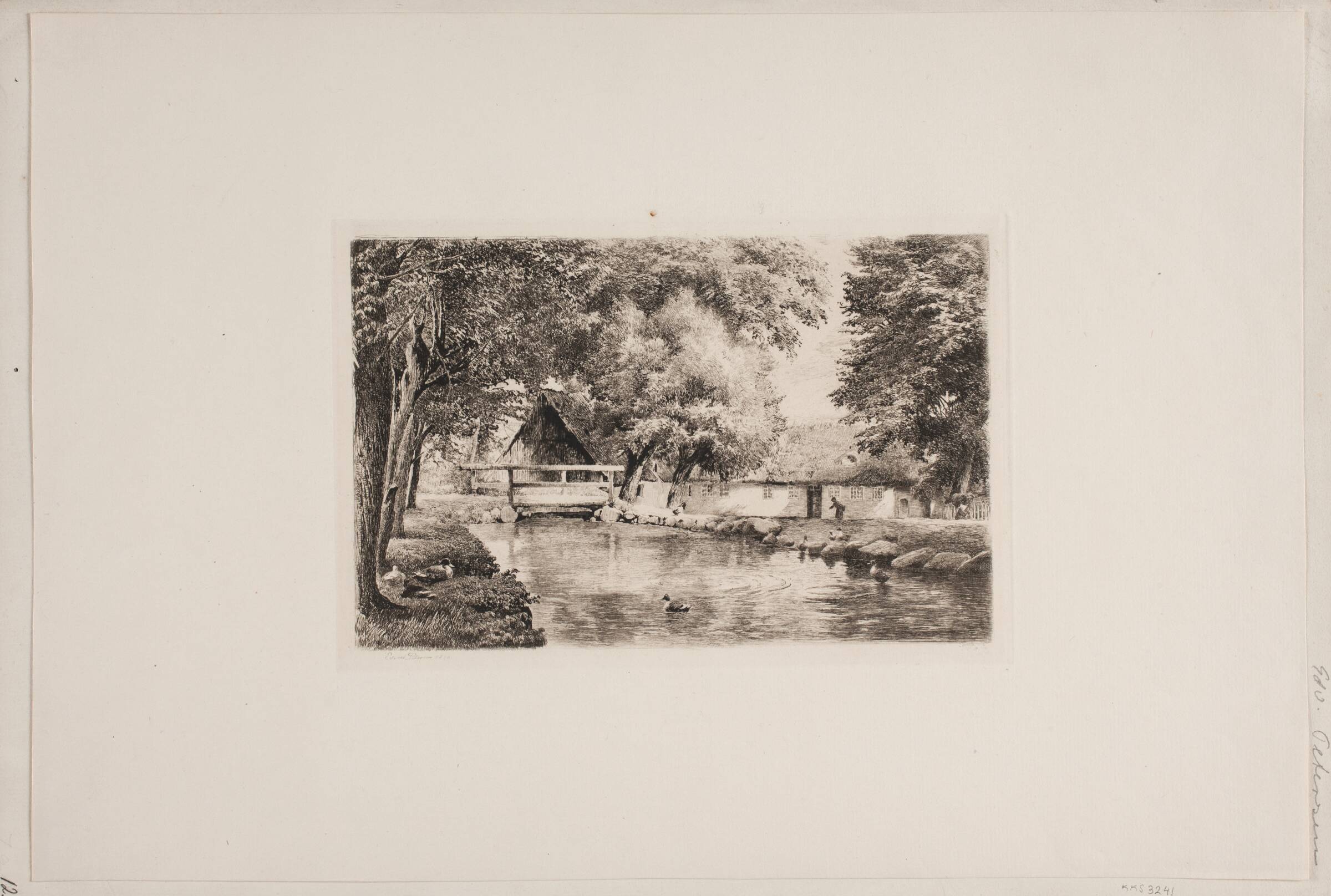 Ved Mølleåen, Edvard Petersen, 1899