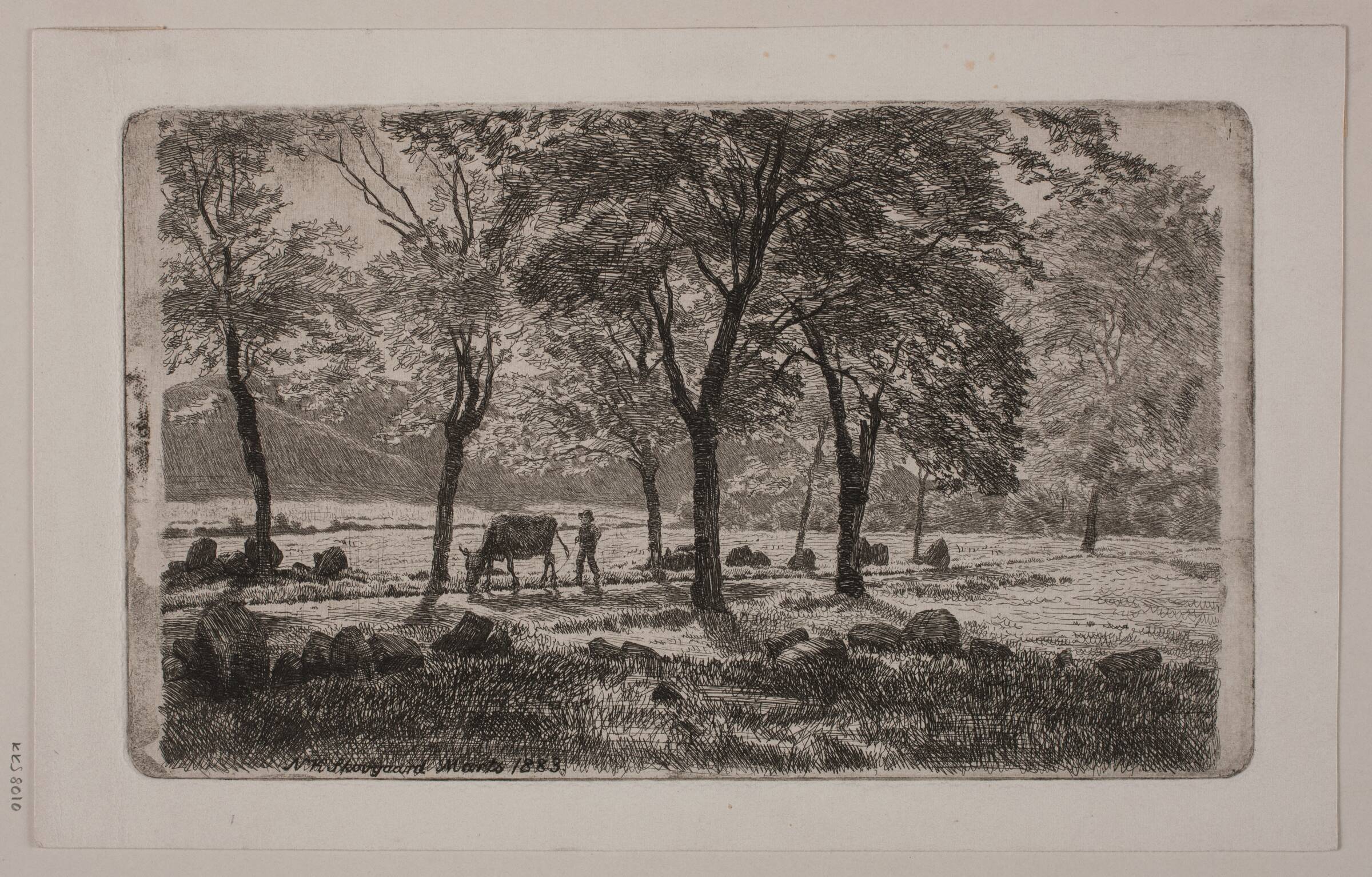 Landskab, Niels Skovgaard, 1883