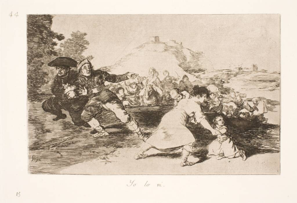 Jeg så det, Francisco de Goya, 1810-1820