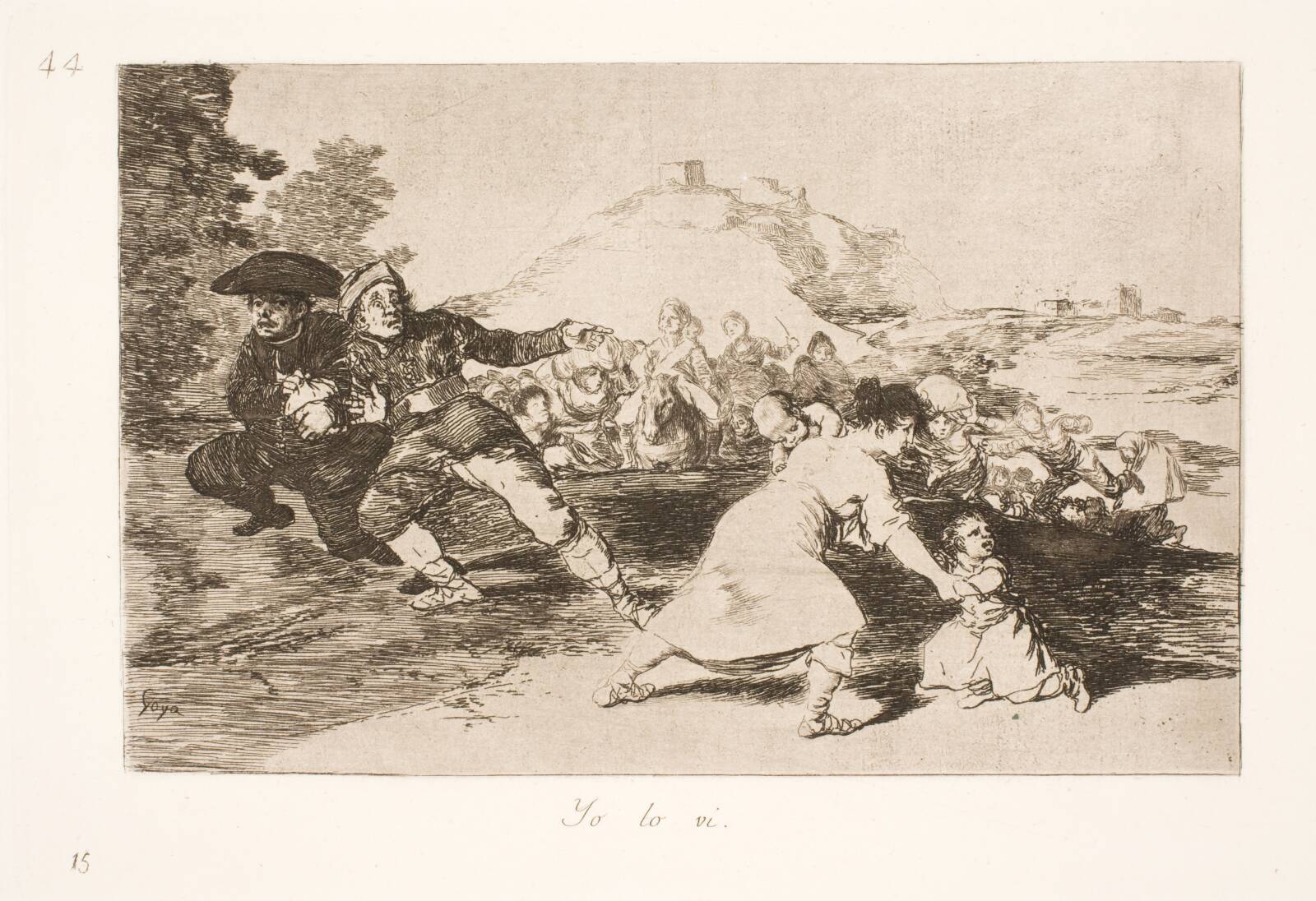 Jeg så det, Francisco de Goya, 1810-1820