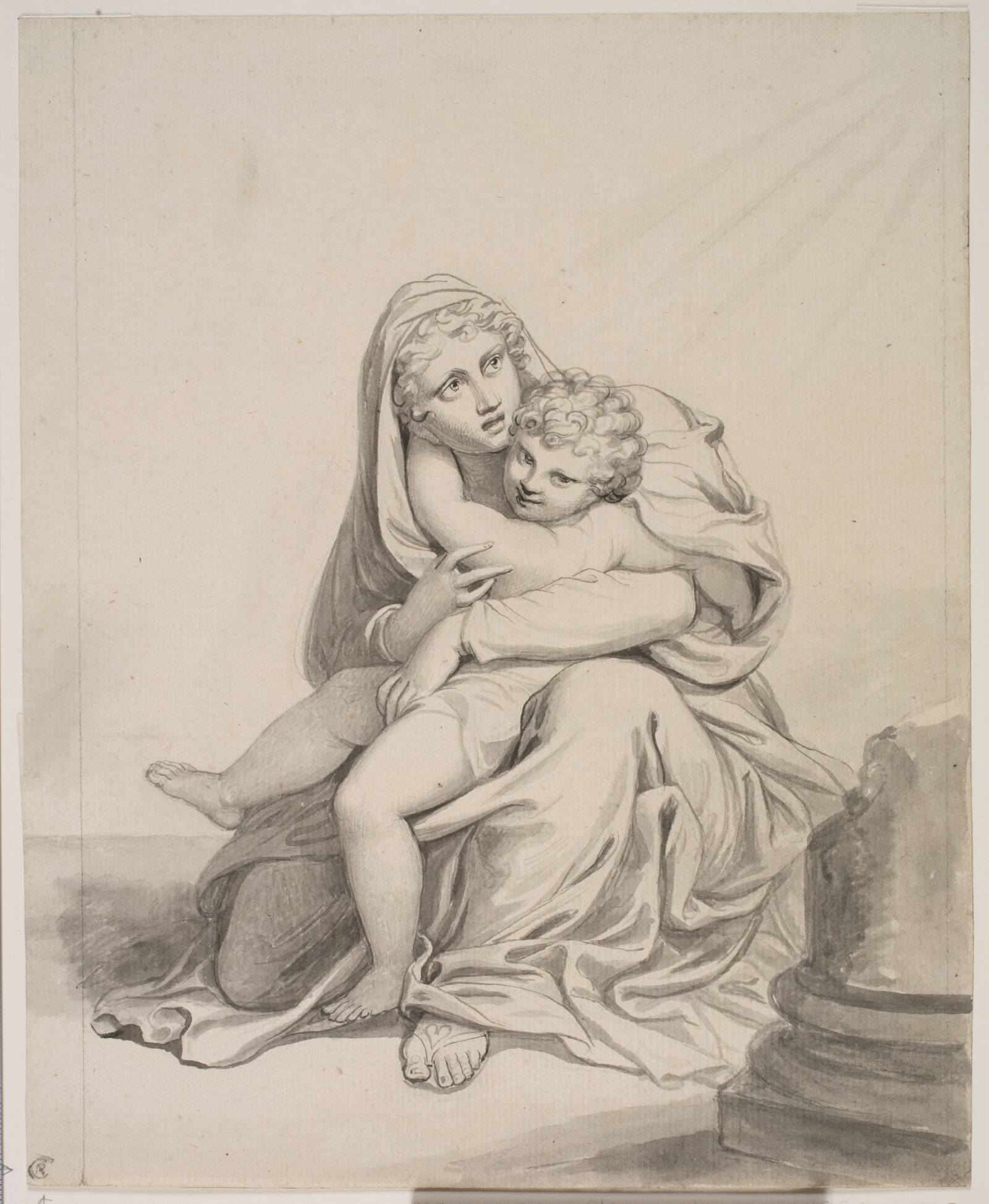 Madonna med barnet, Richard Cosway, 1742-1821