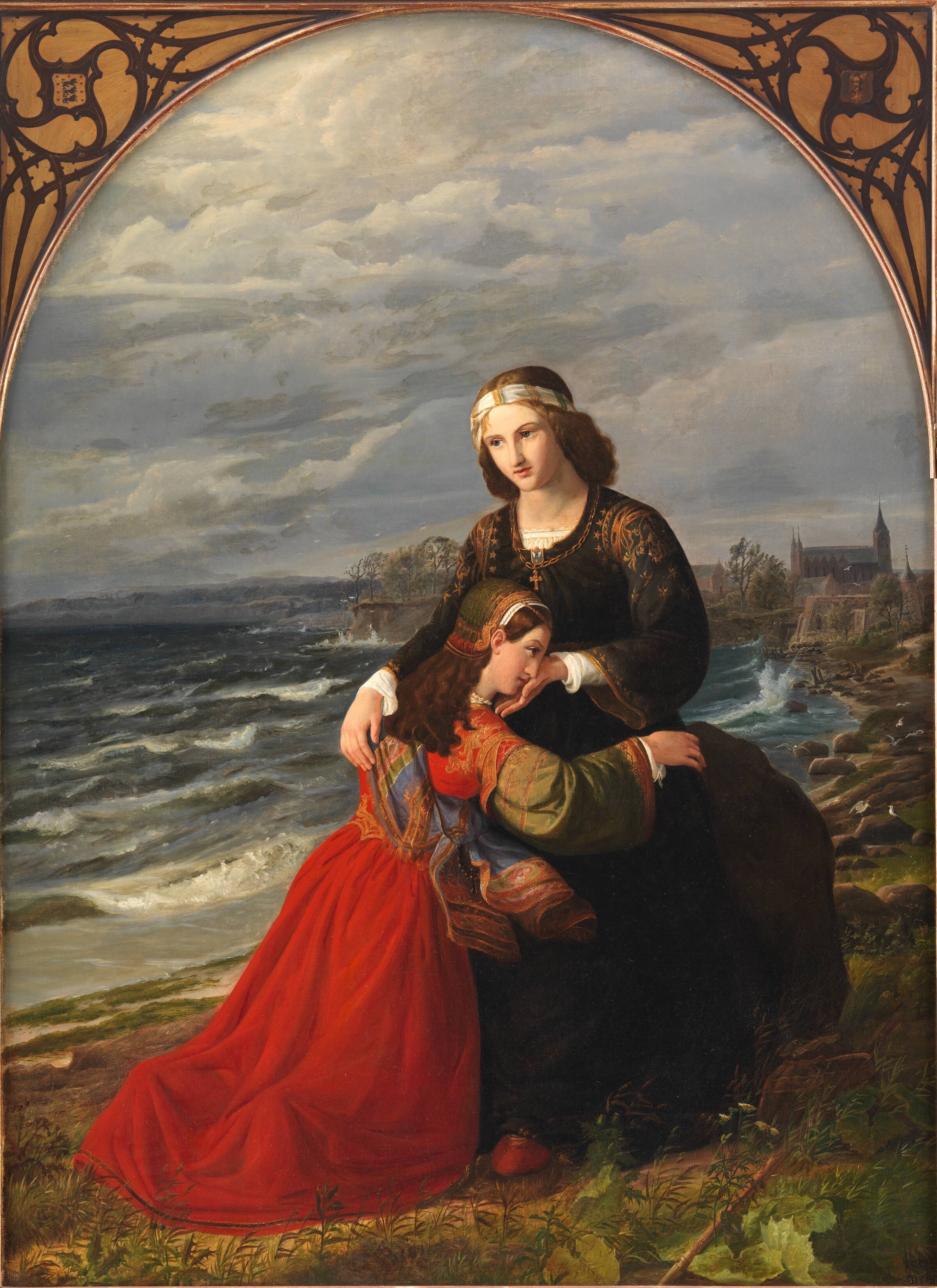 Marsk Stigs forladte døtre, Dankvart Dreyer, 1839