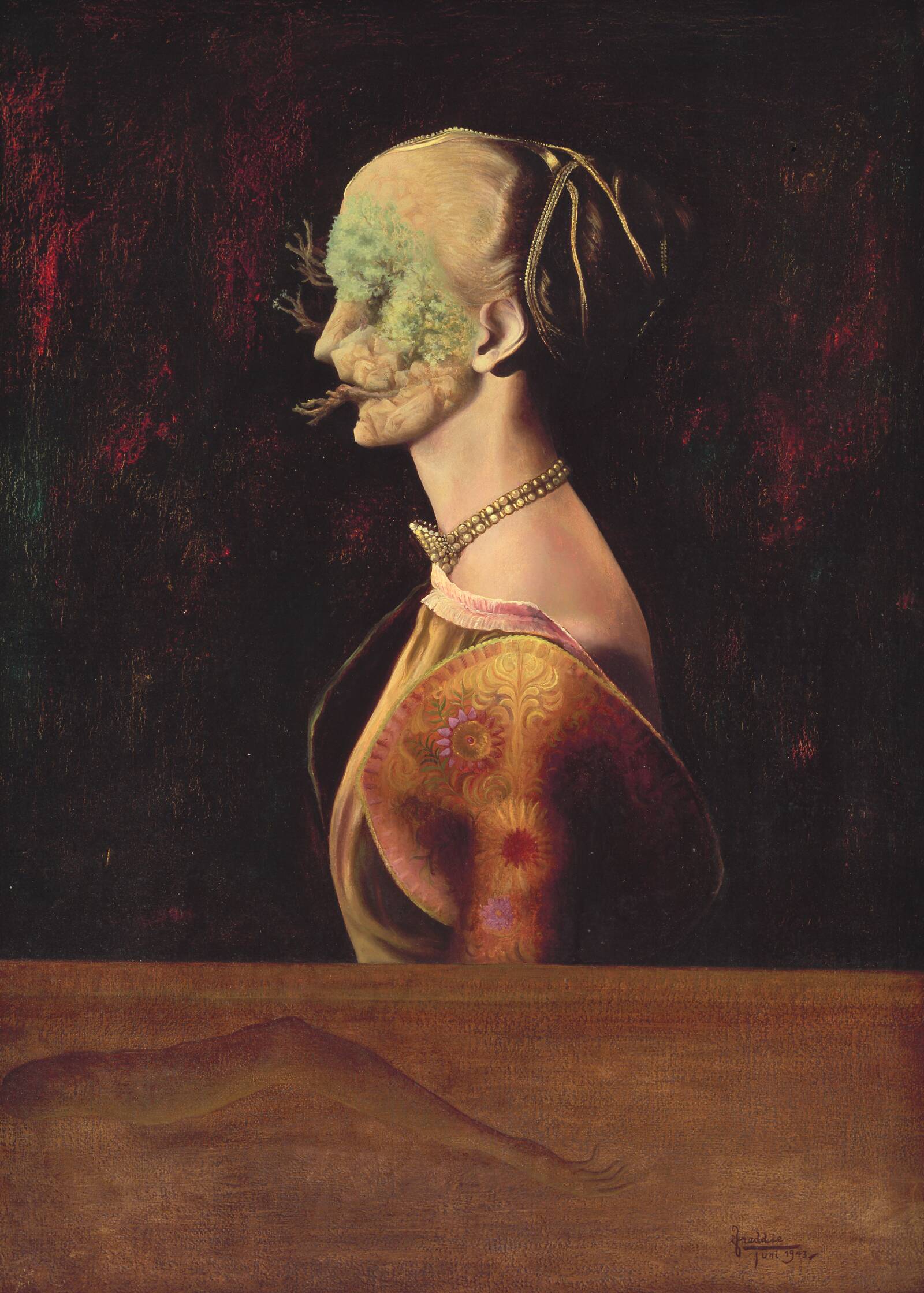 Venetiansk portræt, Wilhelm Freddie, 1943