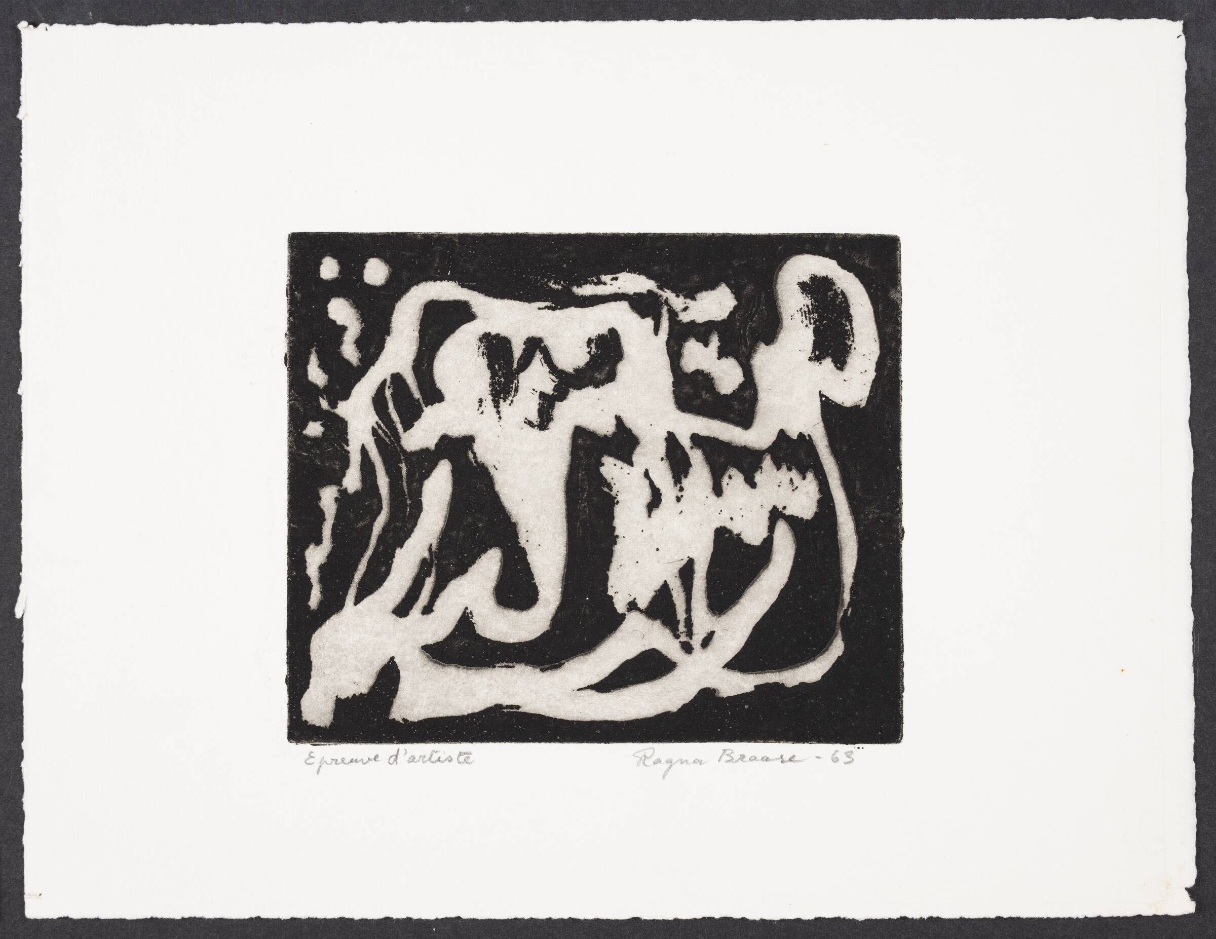 Uden titel, Ragna Braase, 1963