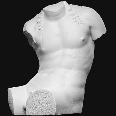 Torso af siddende nøgen mand, Dionysos Farnese