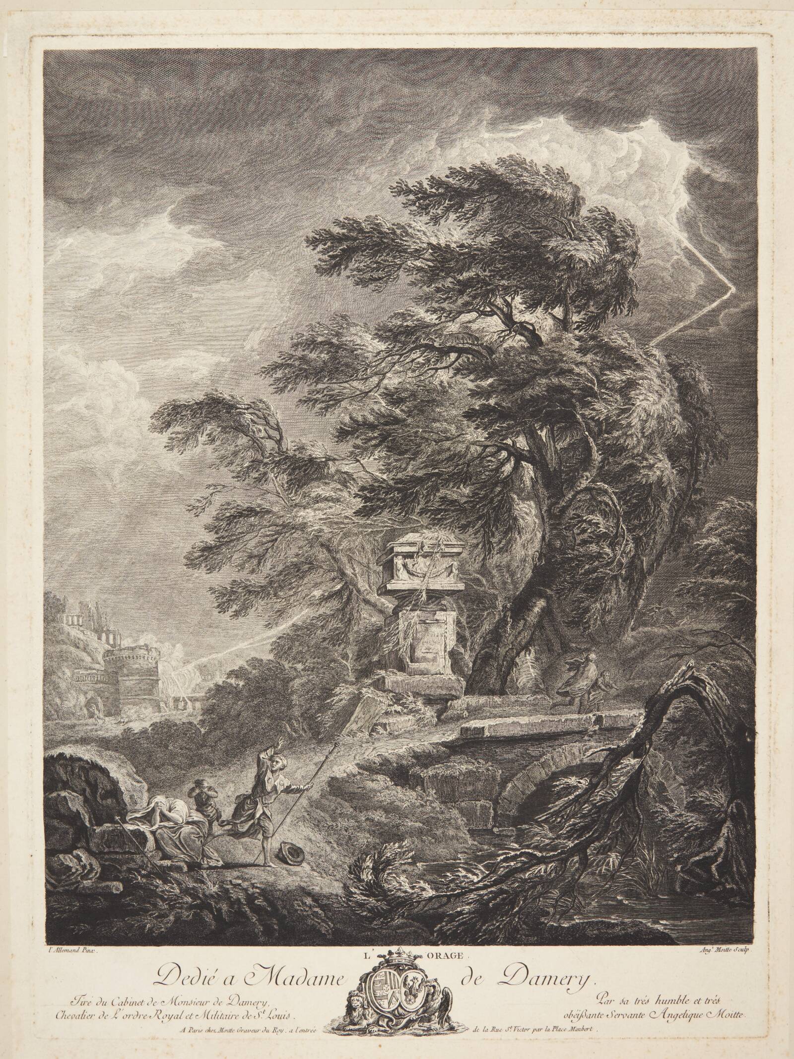 Stormen (L'Orage), Rose Angélique Moitte, 1770