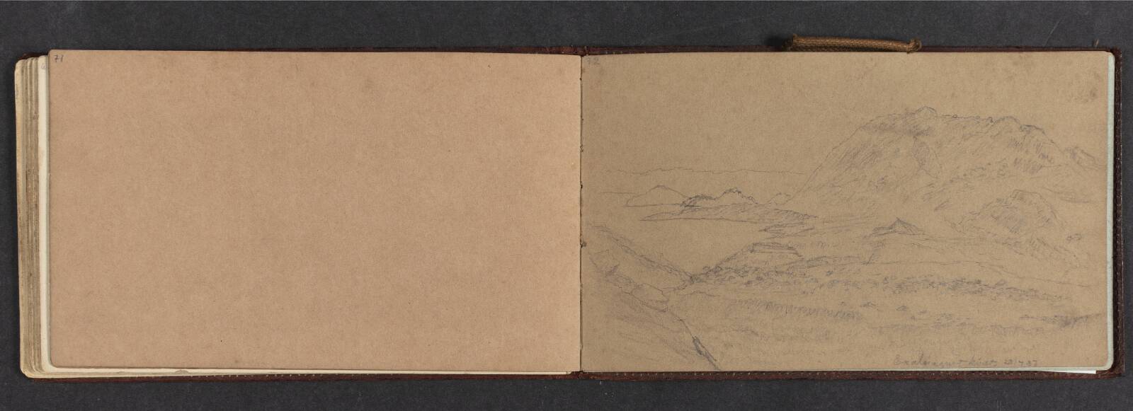 Fjeldlandskab, Lars Møller, 1883
