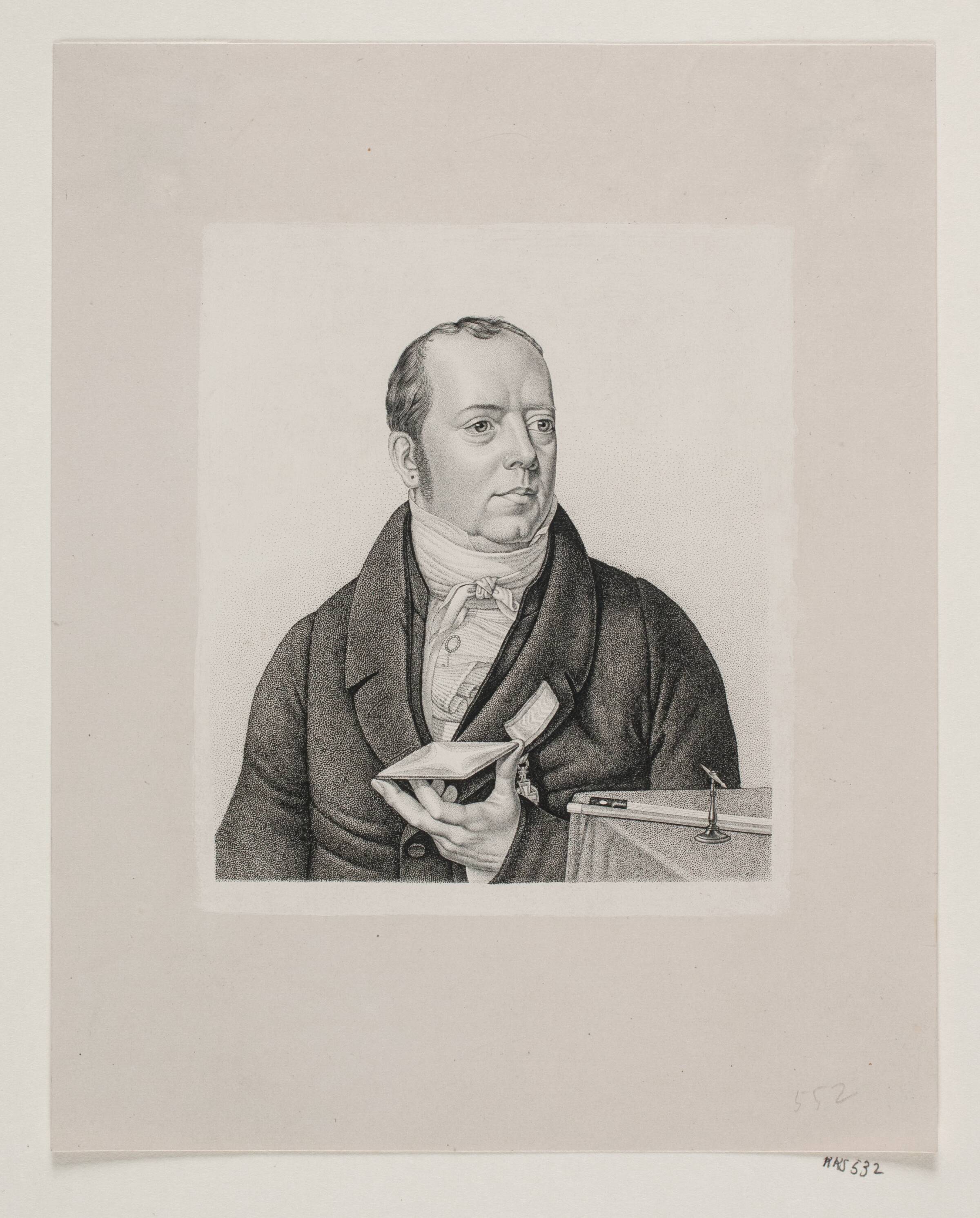 H. C. Ørsted, Erling Eckersberg, 1827
