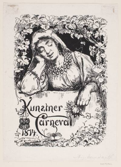 Program-omslag til Kunstner Carneval
